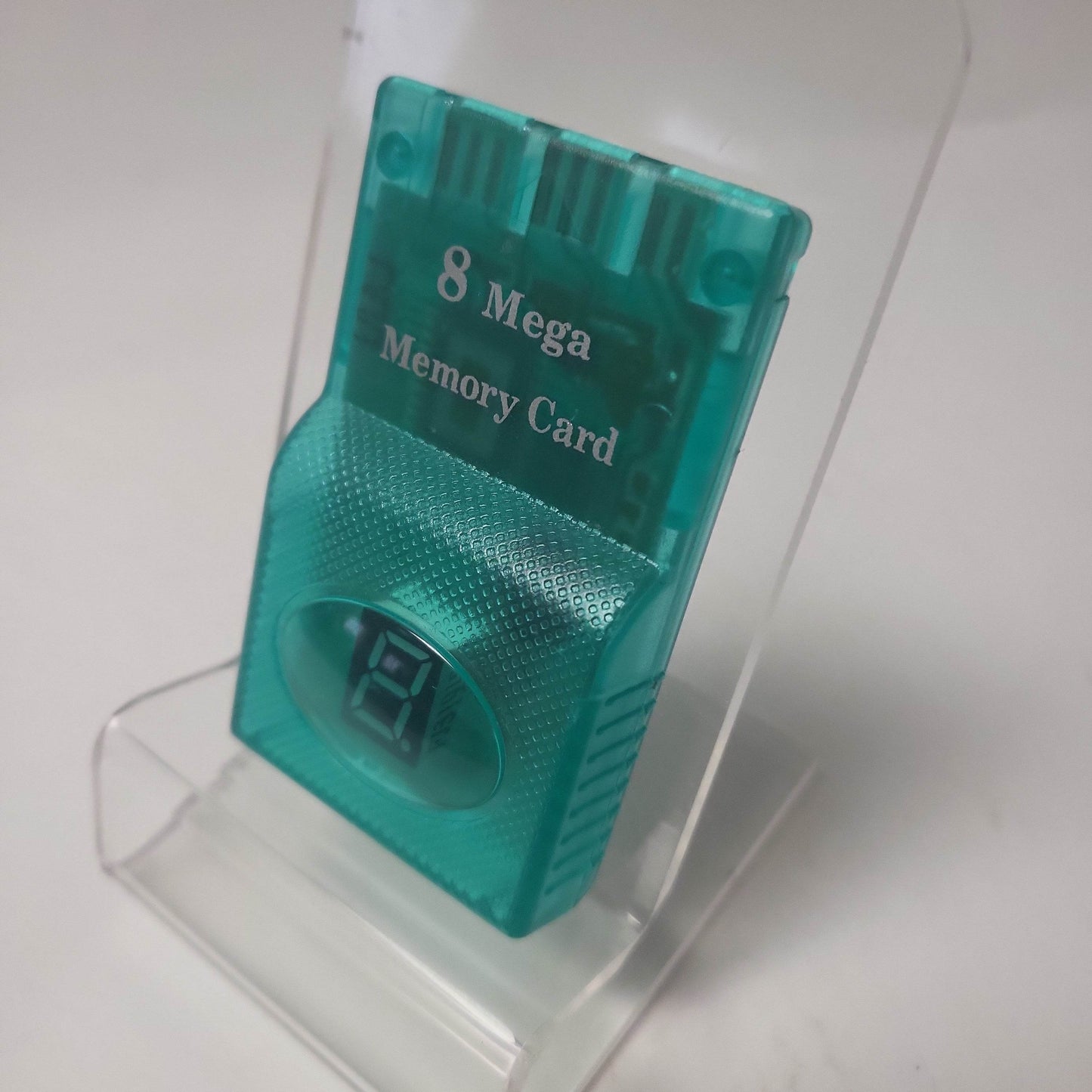 Transparant Groene 8 Mega Memorycard Playstation 1 - Feniks Gameshop