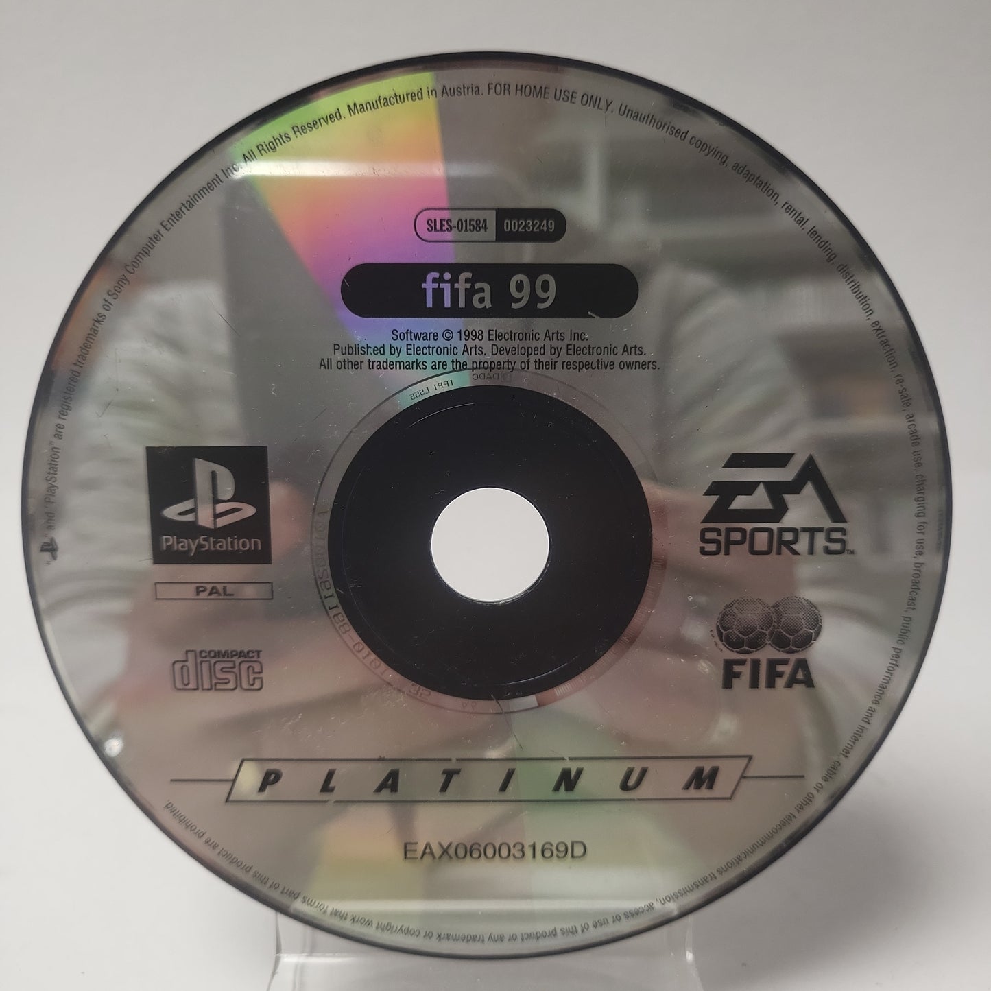 Fifa 99 Platinum (Disc Only) PlayStation 1