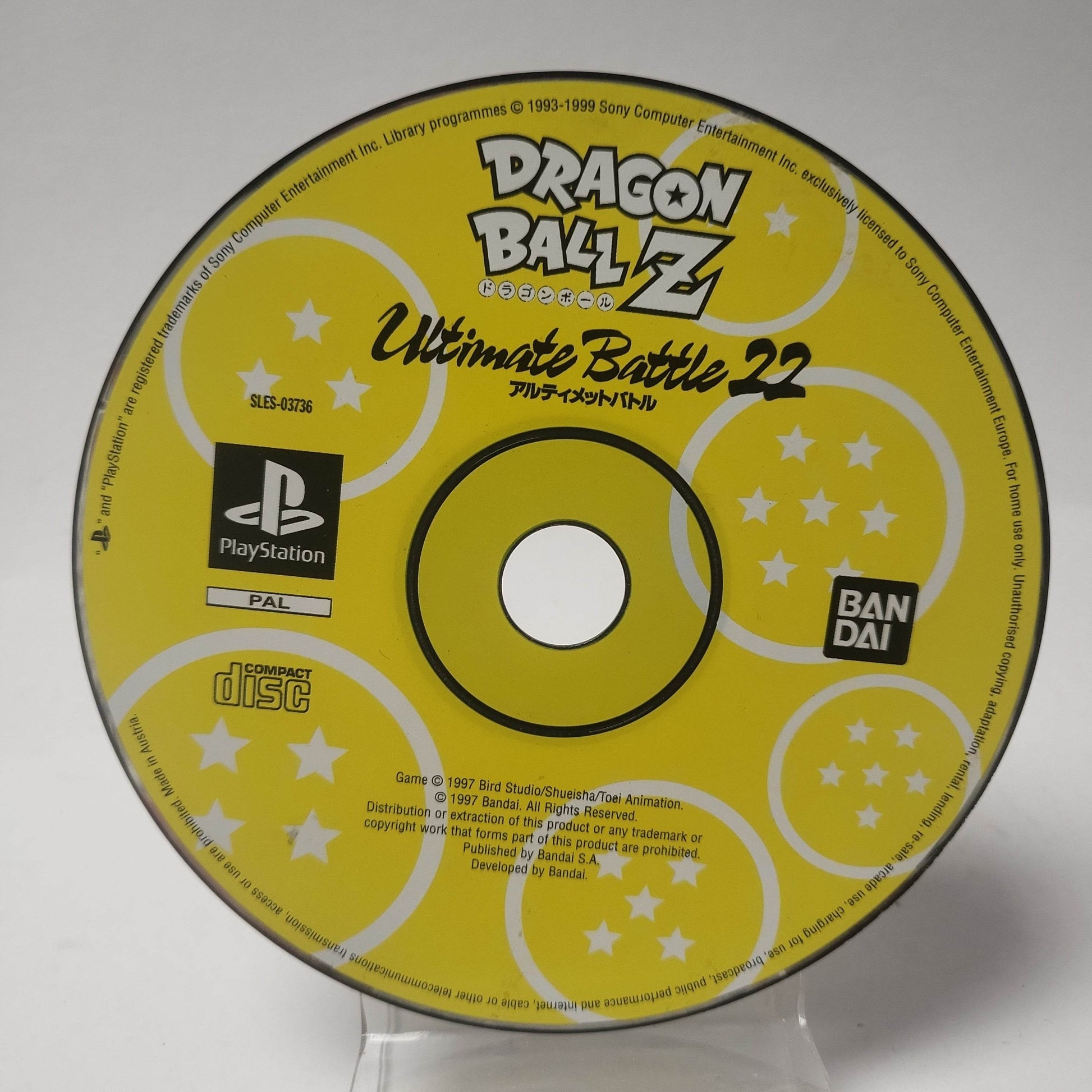 Dragon Ball Z Ultimate Battle 22 (Disc Only) PlayStation 1 - Feniks Gameshop