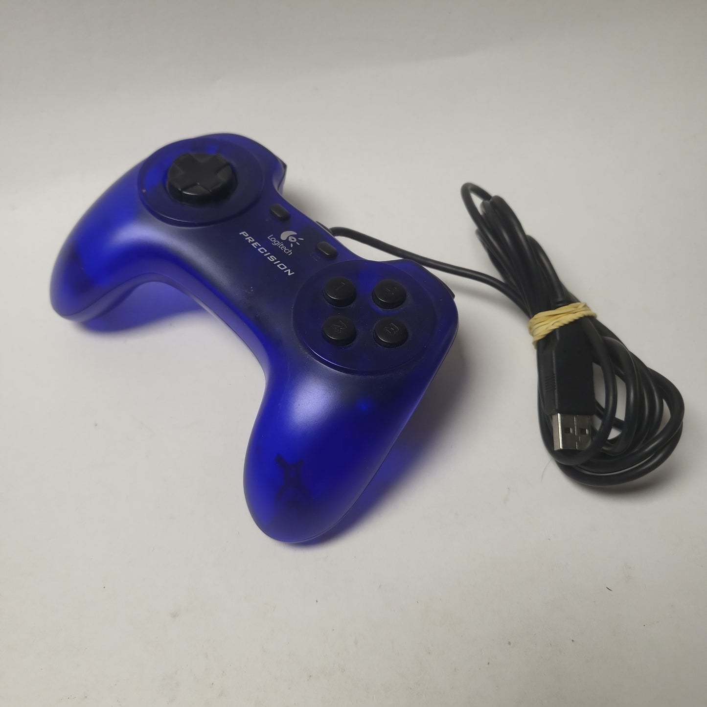 Logitech Precision Transparant Blue Controller PC