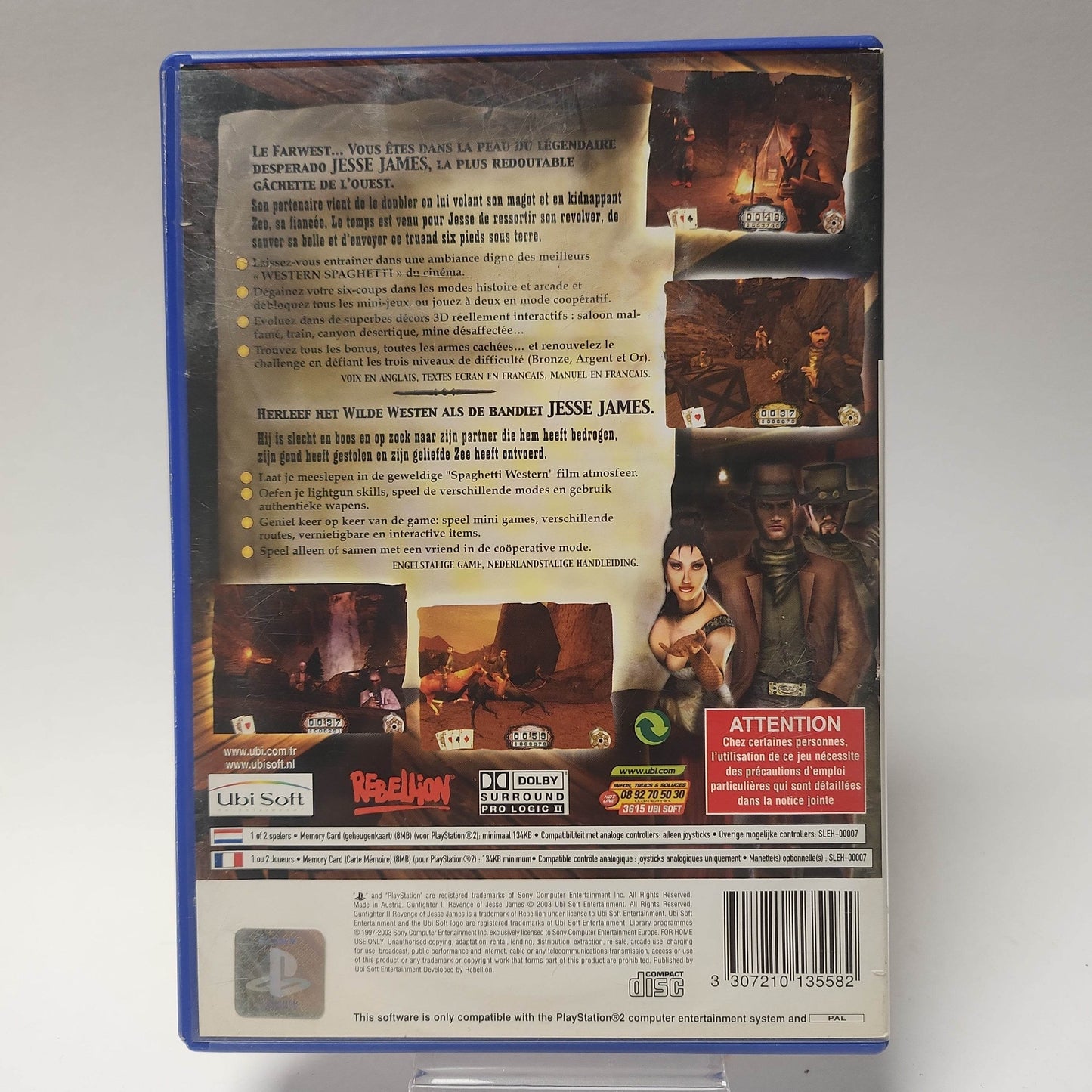 Gunfighter II Revenge of Jesse James (No Book) PlayStation 2 - Feniks Gameshop