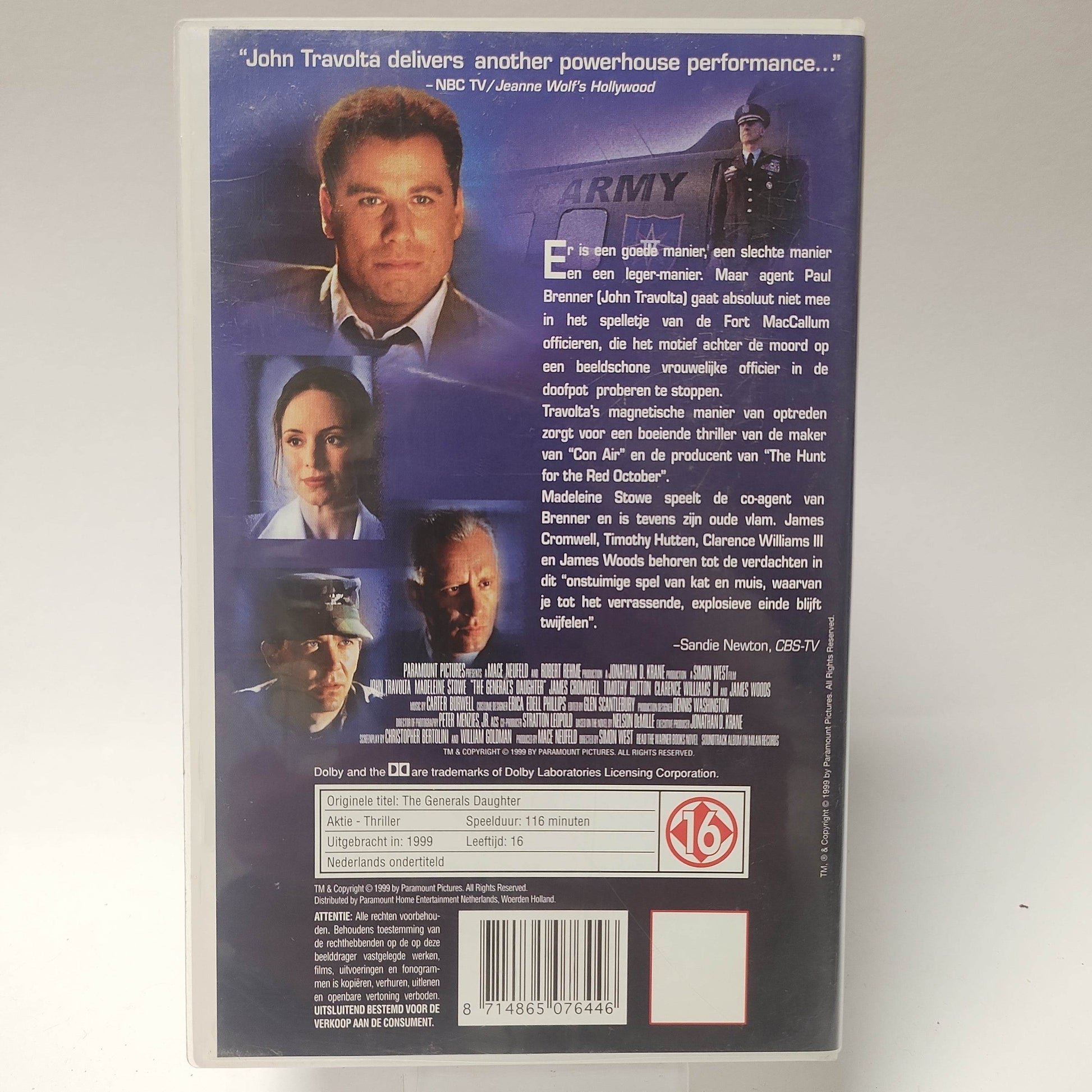 General's Daughter VHS - Feniks Gameshop
