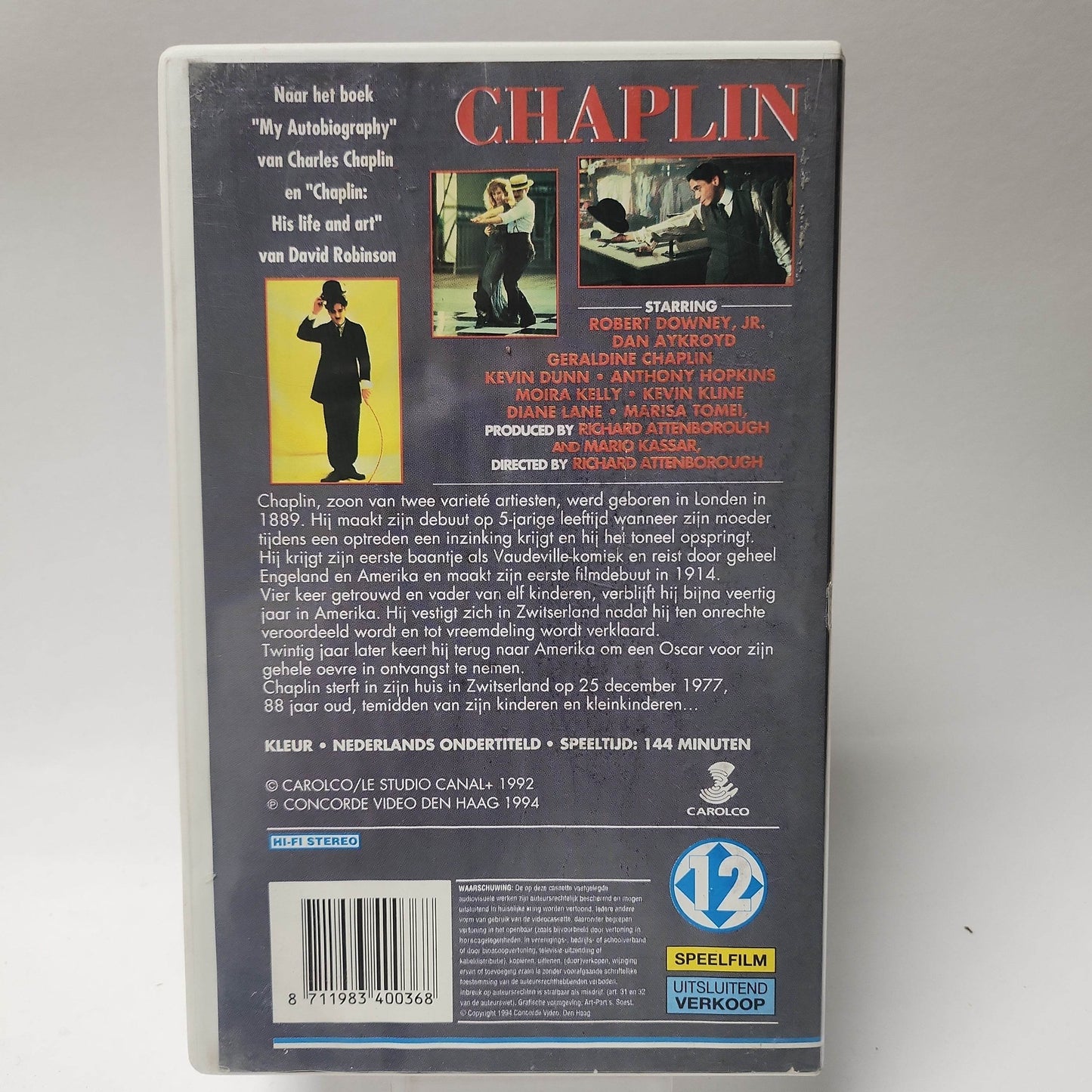 Chaplin de Speelfim VHS - Feniks Gameshop