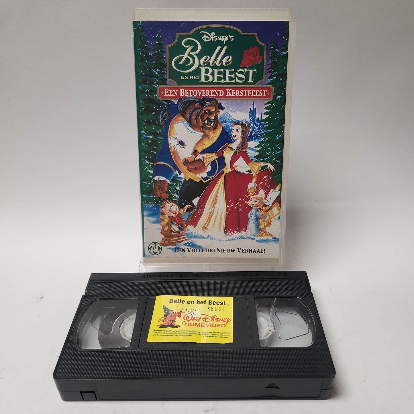 Disney's Belle en het Beest een Betoverend Kerstfeest VHS - Feniks Gameshop