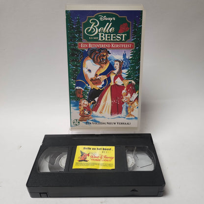 Disney's Belle en het Beest een Betoverend Kerstfeest VHS - Feniks Gameshop