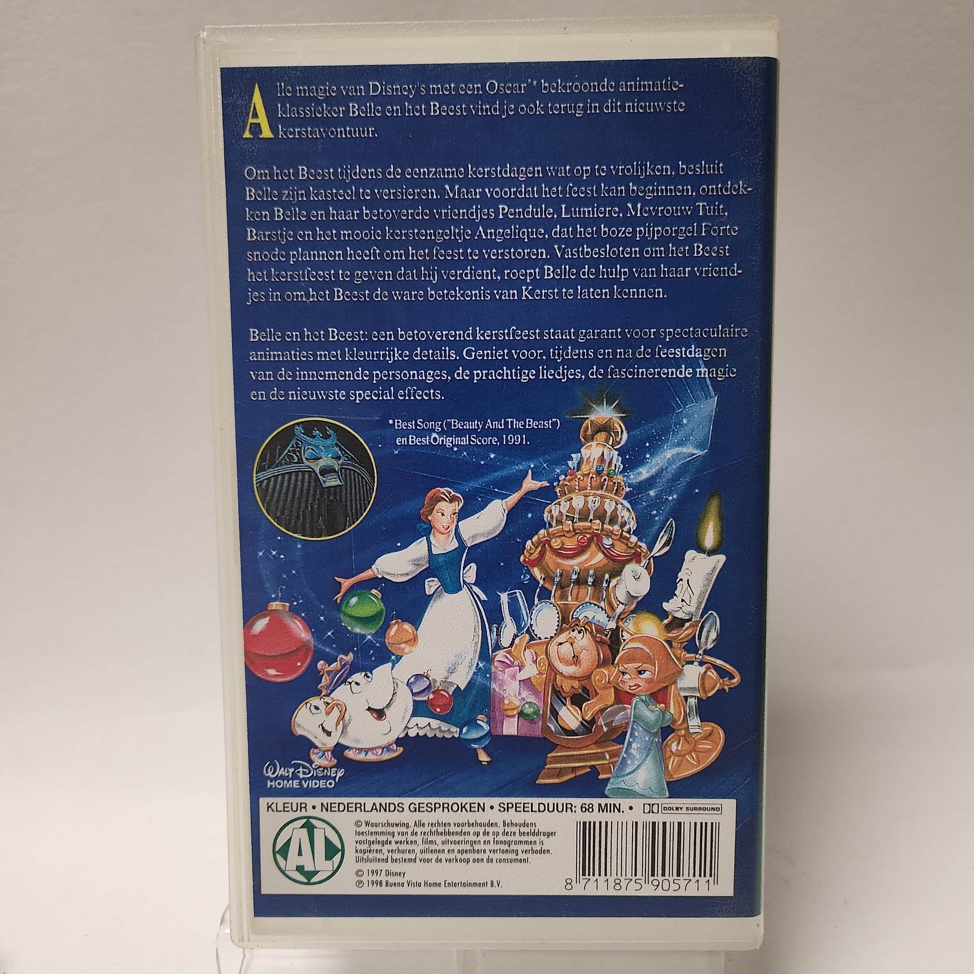 Disney's Belle en het Beest een Betoverend Kerstfeest VHS - Feniks Gameshop