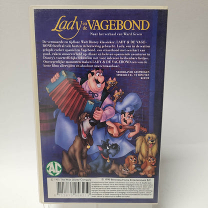 Disney Lady en de Vagebond VHS - Feniks Gameshop