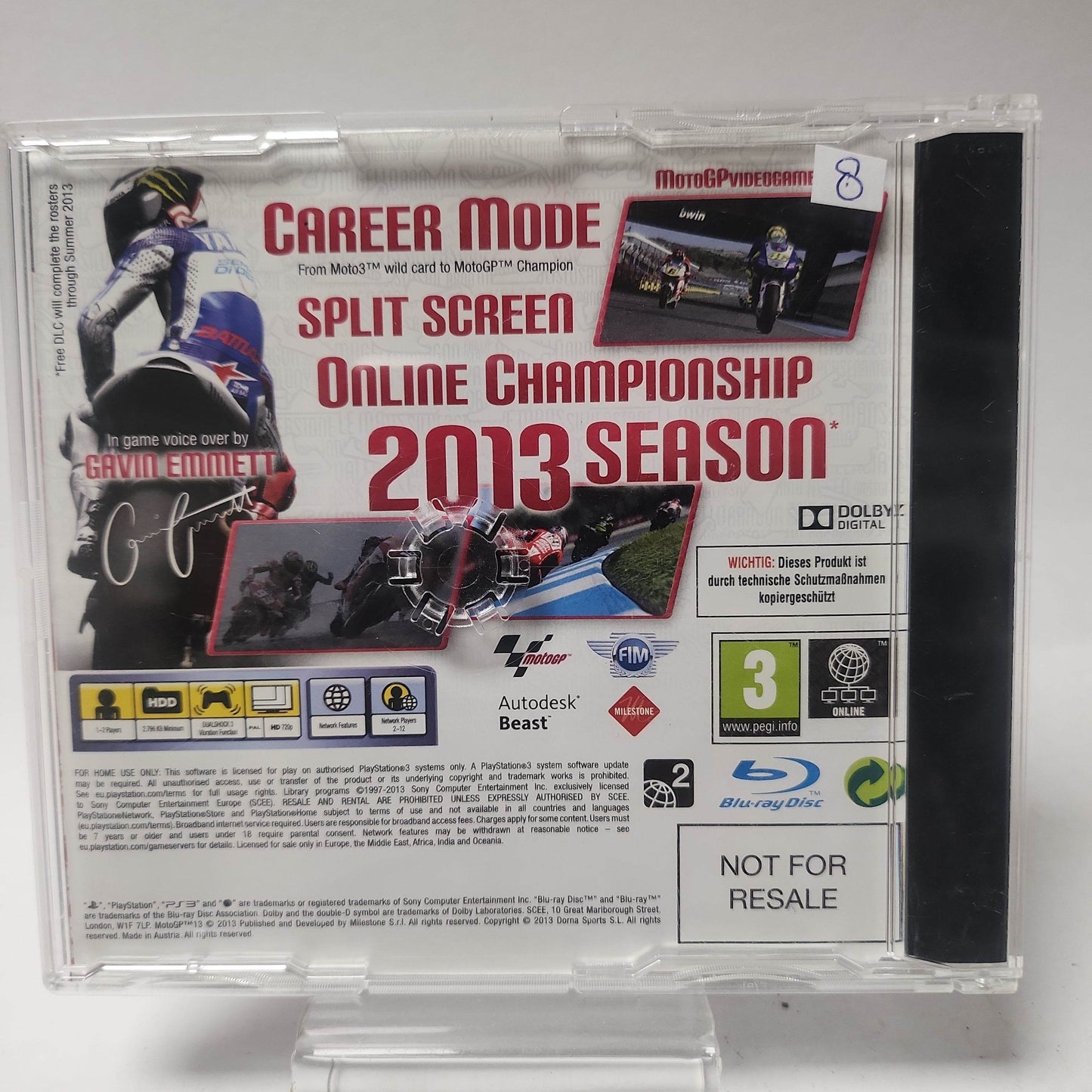 Moto GP 13 Promo Disc Playstation 3 - Feniks Gameshop