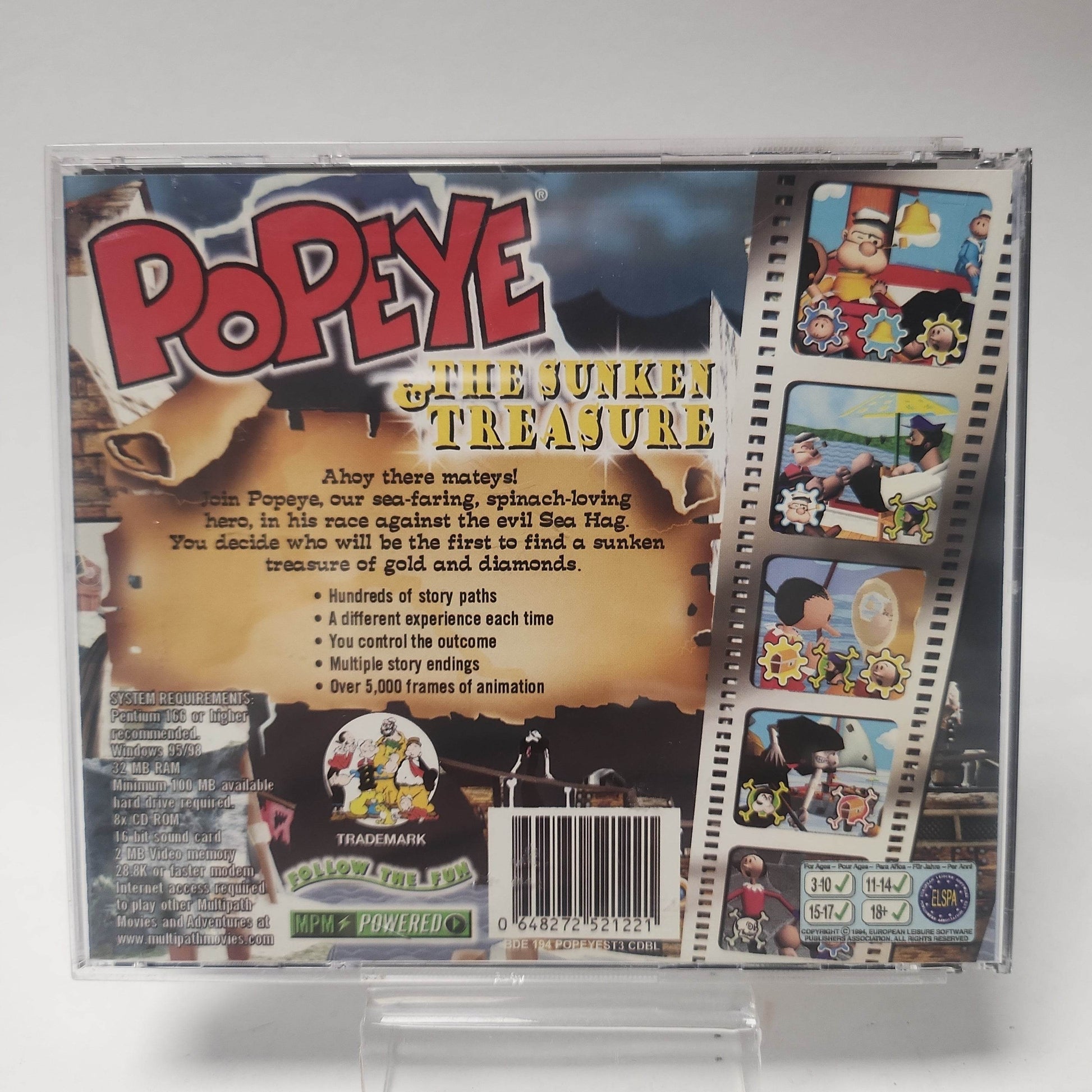Popeye the Sunken Treasure PC - Feniks Gameshop