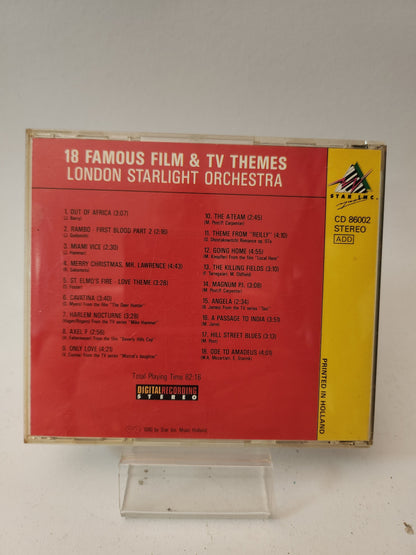 18 Famous Film & TV Themes: London Starlight Orchestra CD - Cd