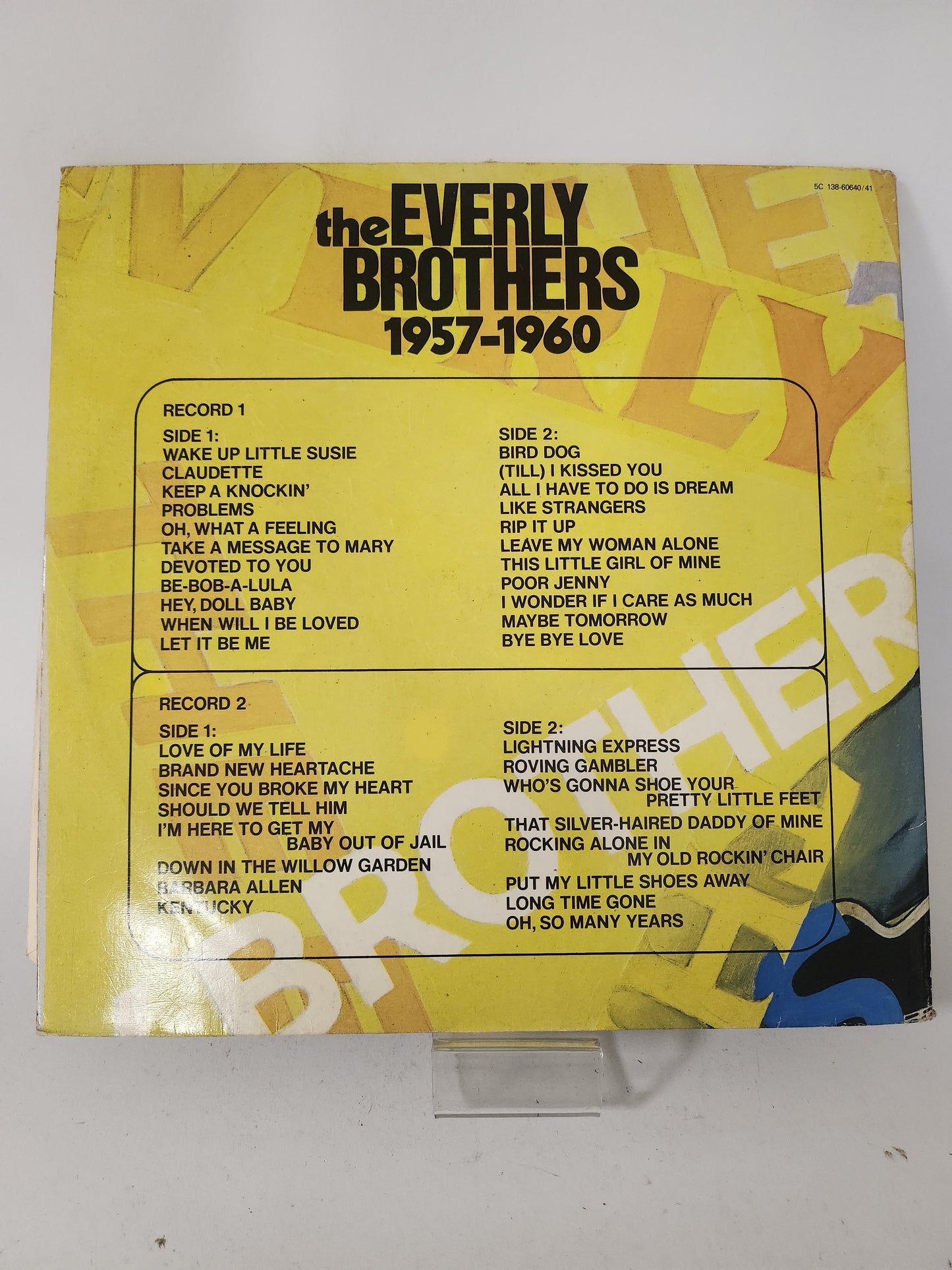 1957 - 1960 Volume 1: Everly Brothers LP Vinyl - Lp Vinyl