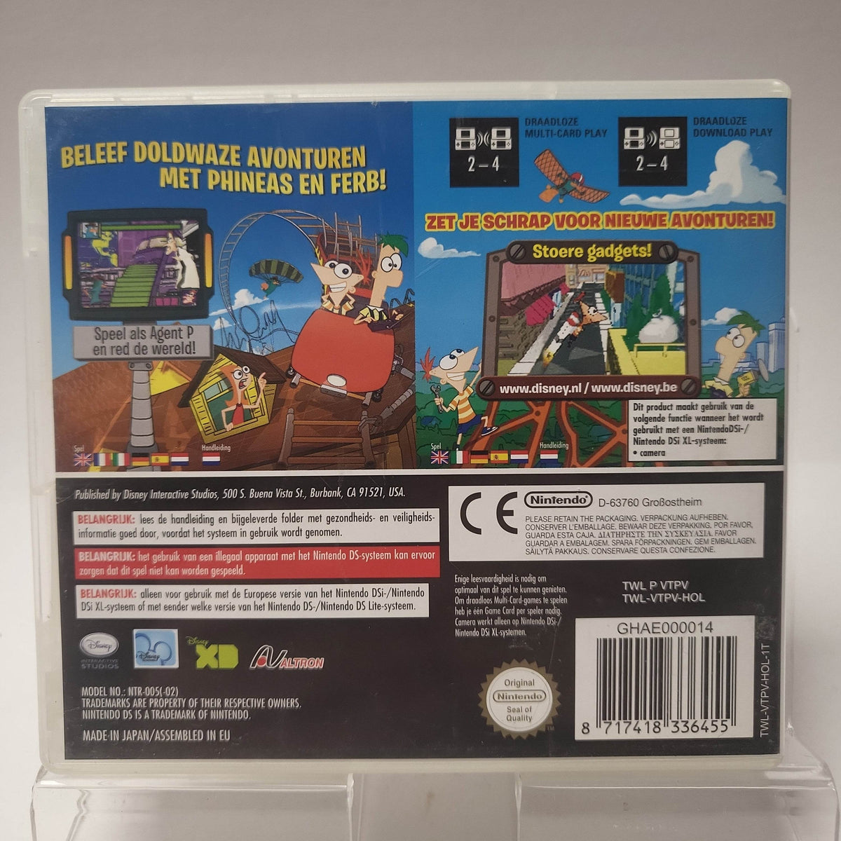 2 in 1 Disney Games Phineas & Ferb Nintendo DS - Feniks Gameshop