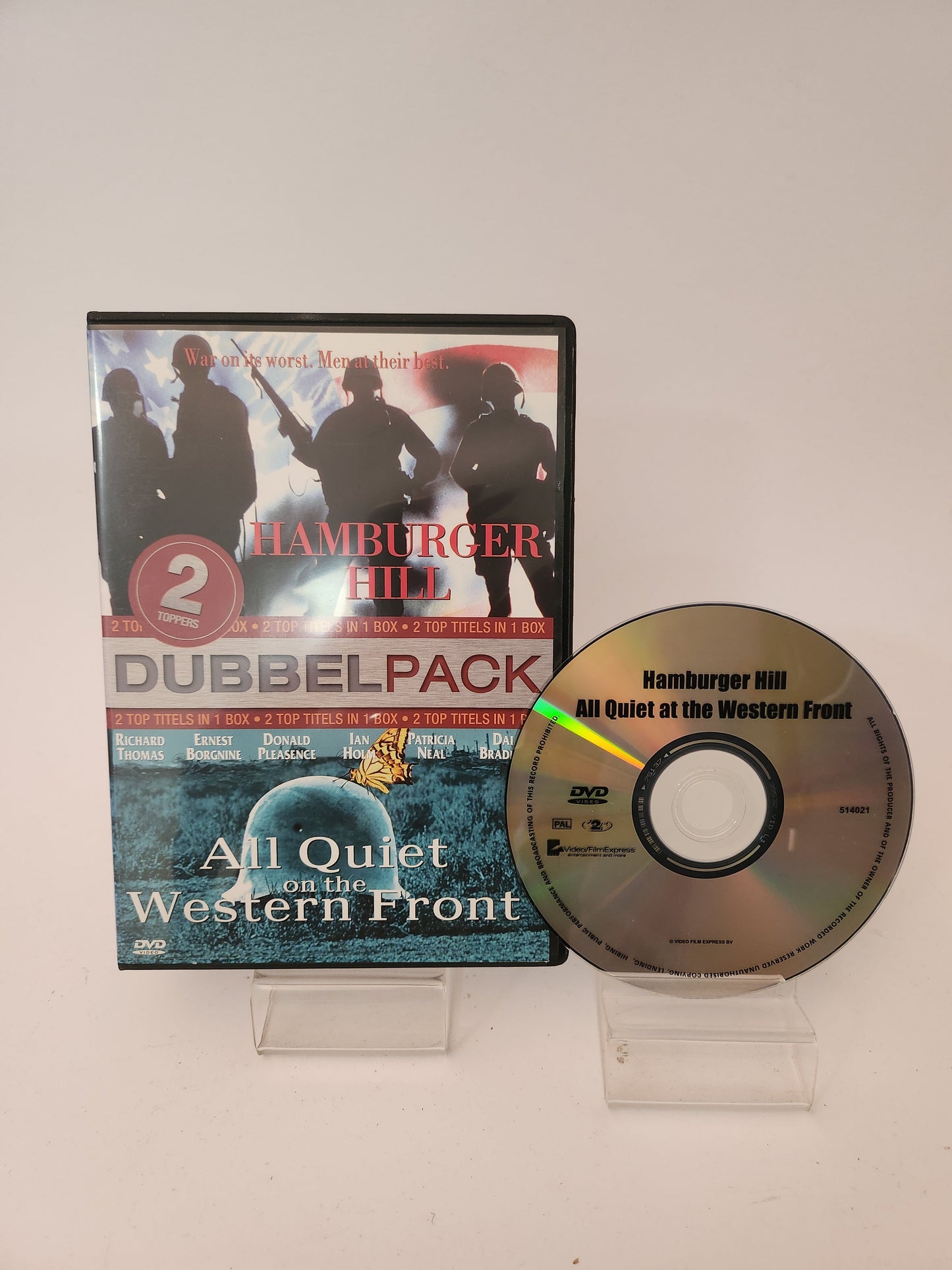 2 in 1 Films: Hamburger Hill & All Quiet at the Western Front Dvd Box - Dvd Volwassenen