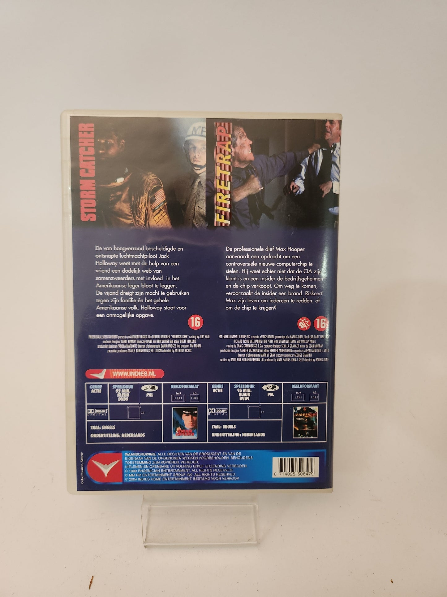 2 in 1 Films: Storm Catcher & Firetrap Dvd Box - Dvd Volwassenen