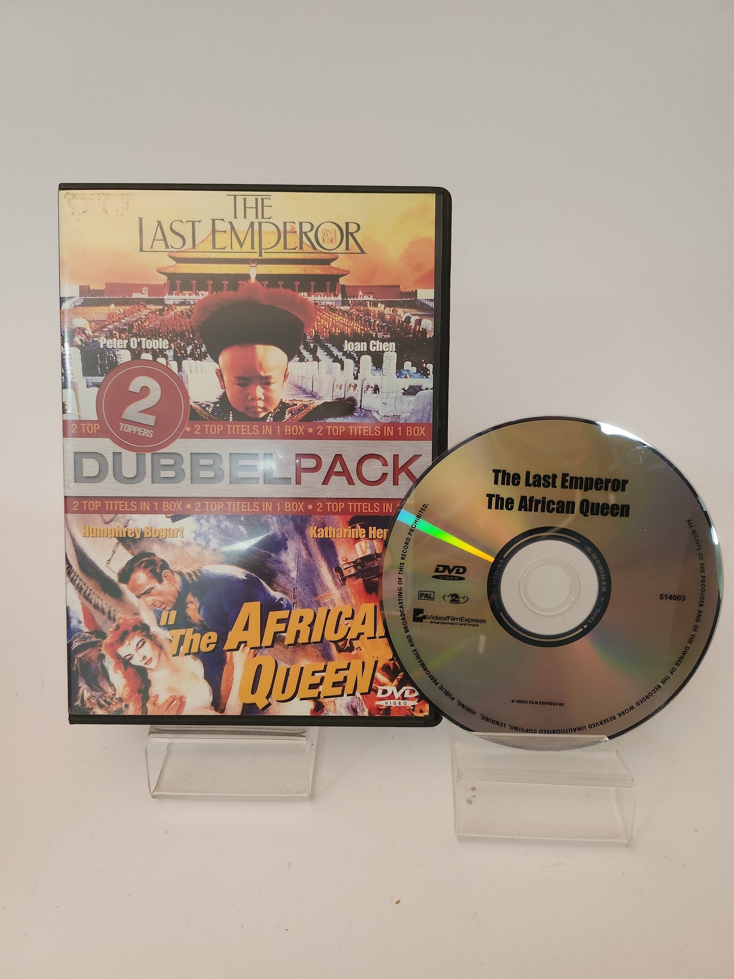 2 in 1 Films: the Last Emperor & the African Queen Dvd Box - Dvd Volwassenen