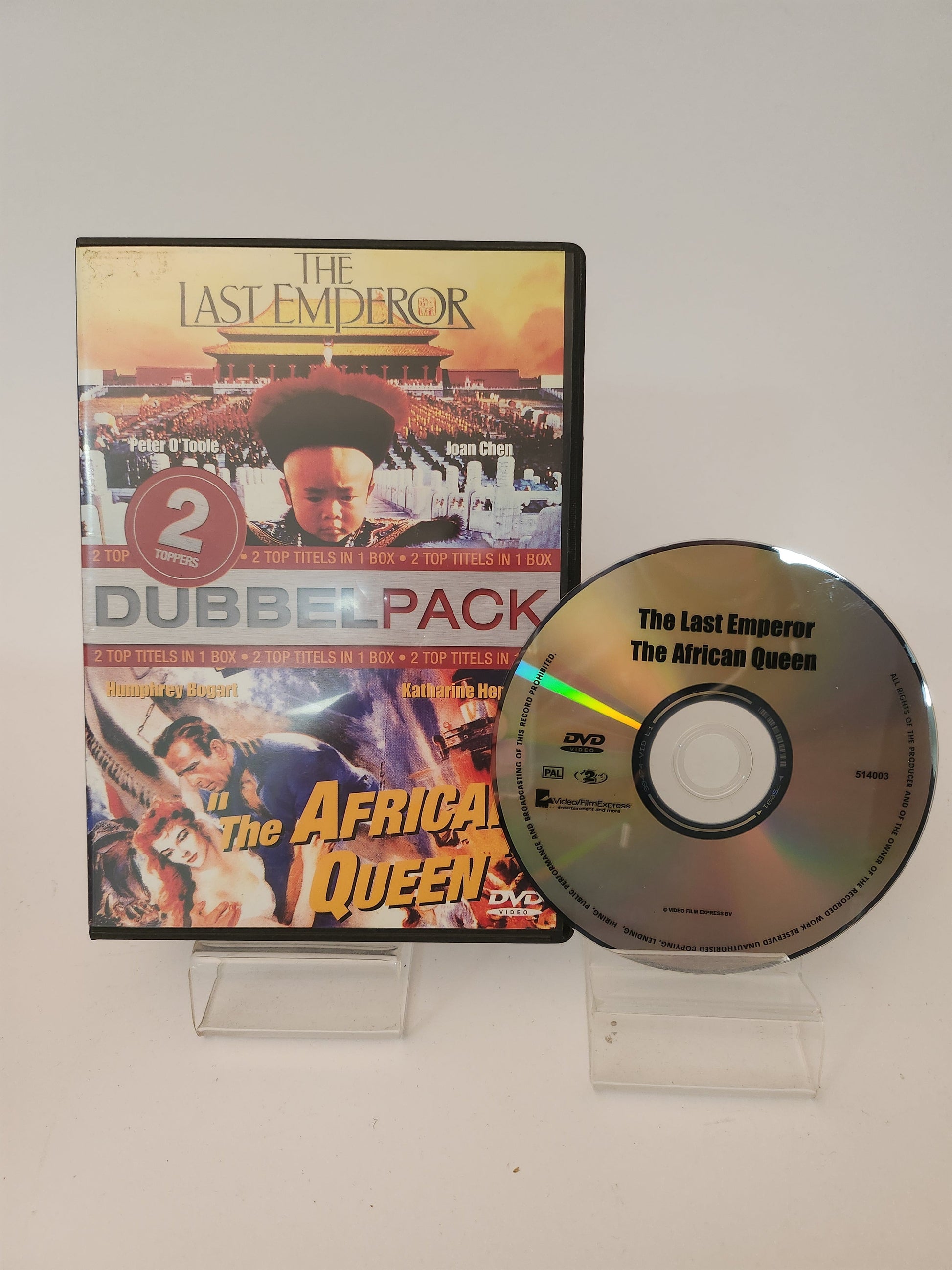 2 in 1 Films: the Last Emperor & the African Queen Dvd Box - Dvd Volwassenen