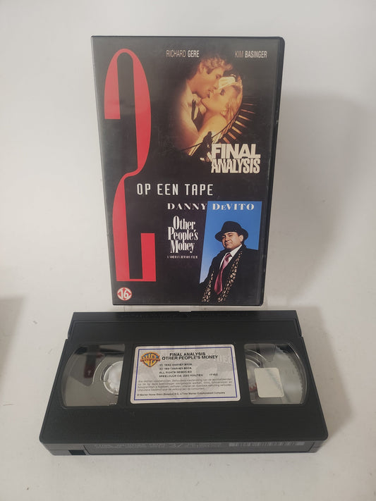 2 in 1: Final Analysis & Other People’s Money VHS - VHS Volwassenen