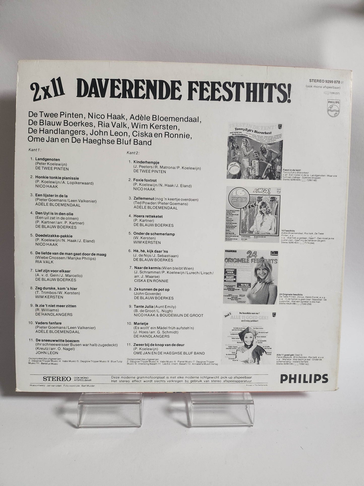2 x 11 Daverende Feesthits LP Vinyl - Feniks Gameshop