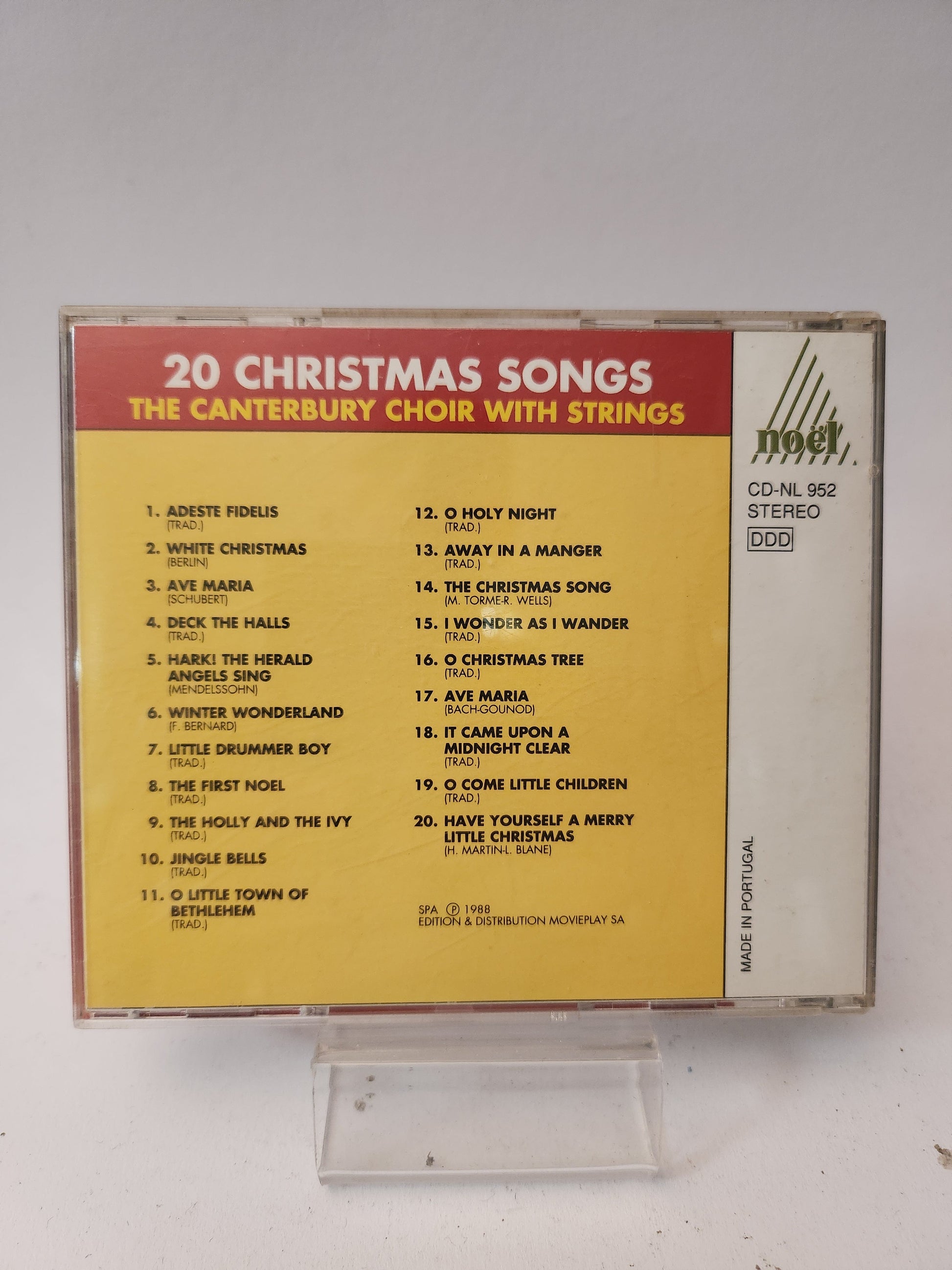 20 Christmas Songs: The Canterbury Choir with Strings CD - Cd
