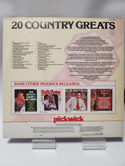 20 Country Greats LP Vinyl - Lp Vinyl