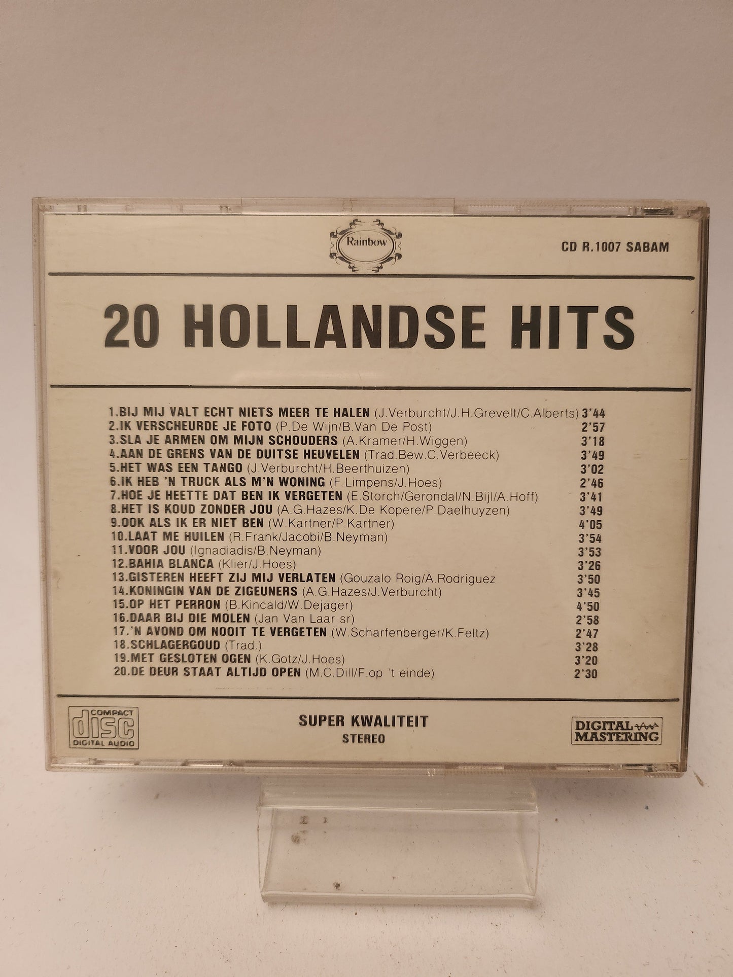 20 Hollandse Hits CD - Cd