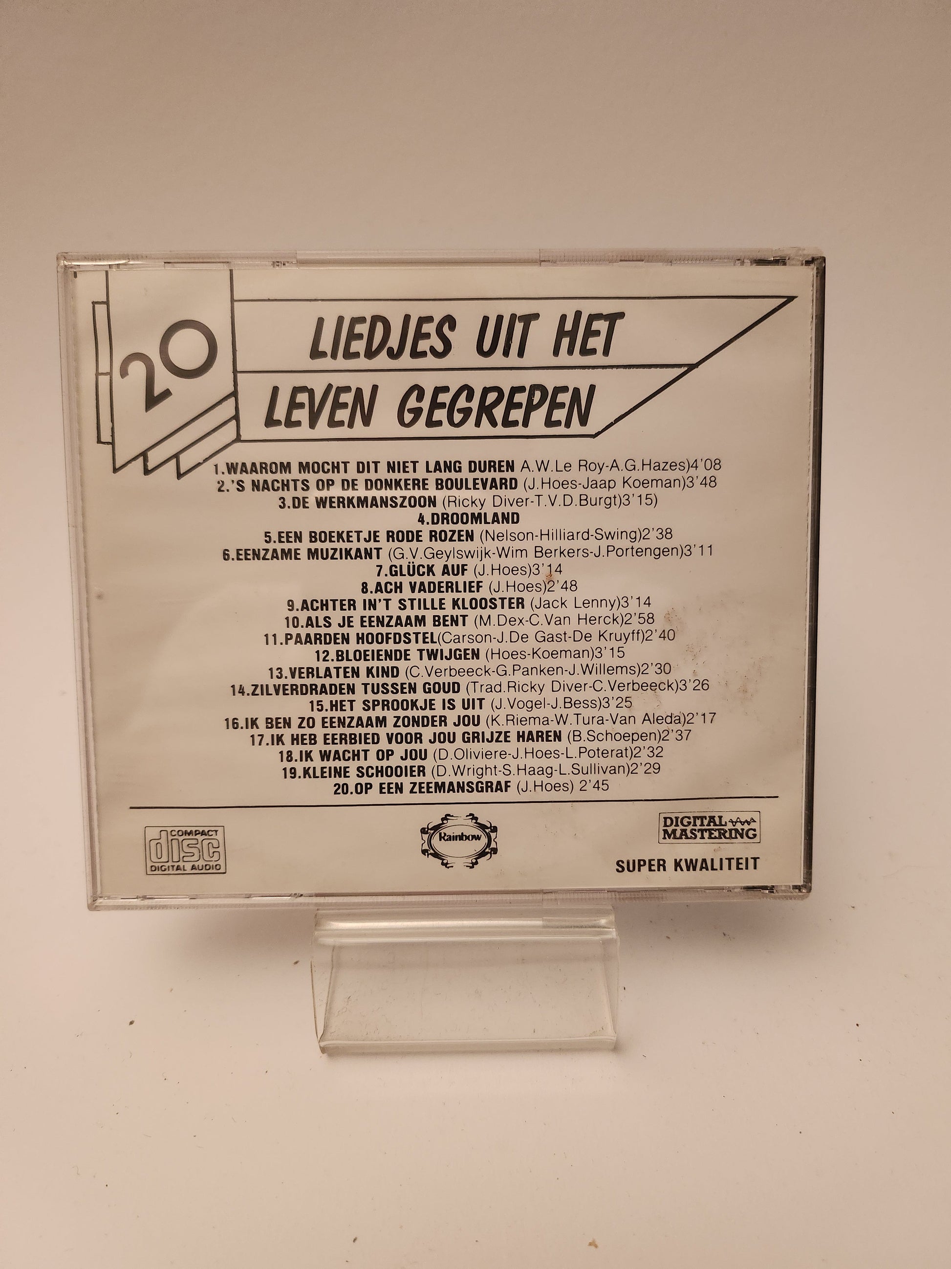 20 Liedjes uit het Leven gegrepen CD - Cd