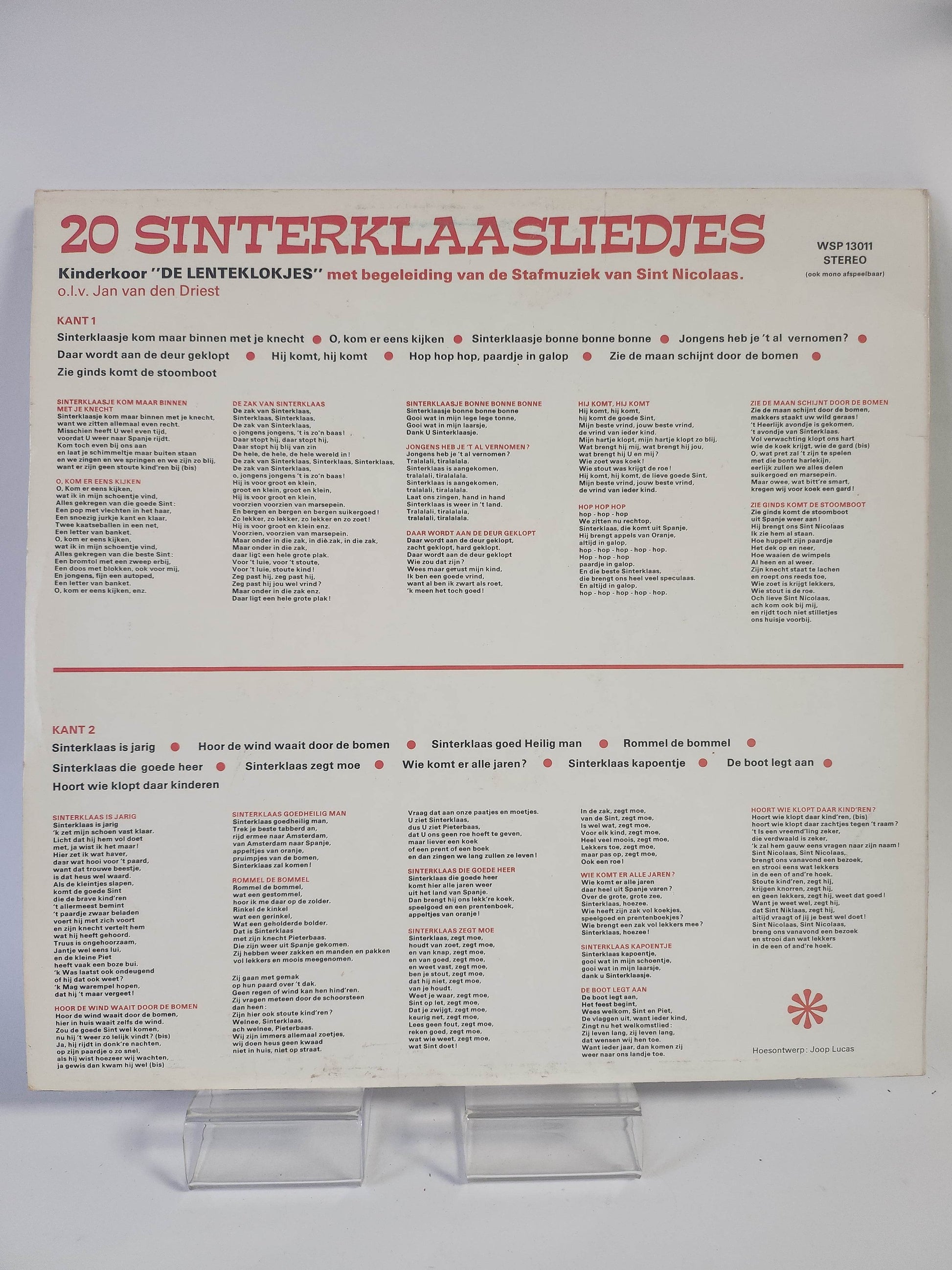 20 Sinterklaasliedjes LP Vinyl - Feniks Gameshop