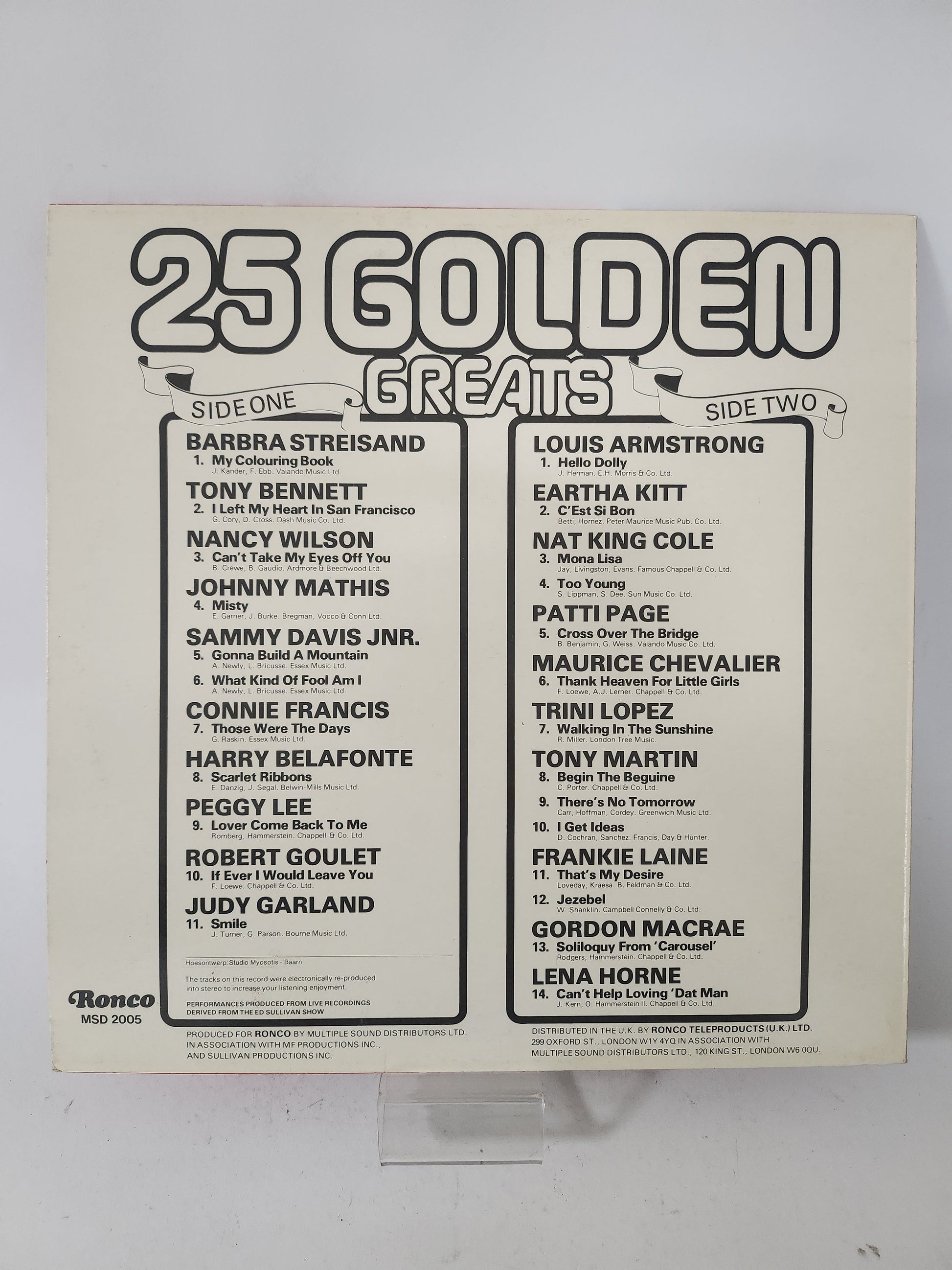 25 Golden Greats LP Vinyl - Lp Vinyl