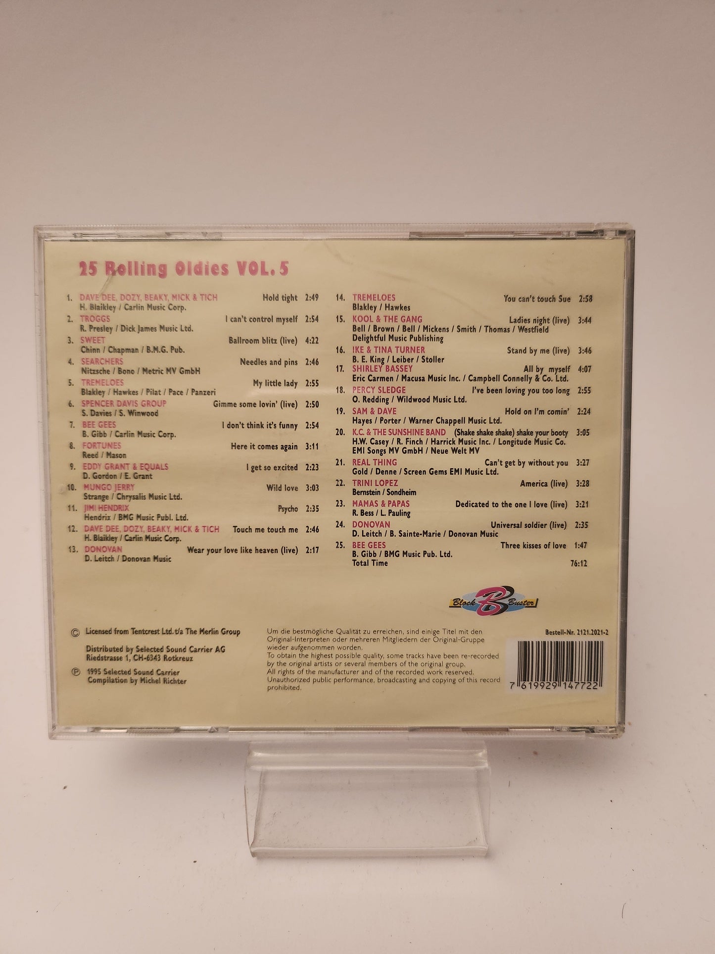 25 Rolling Oldies Volume 5 CD - Cd