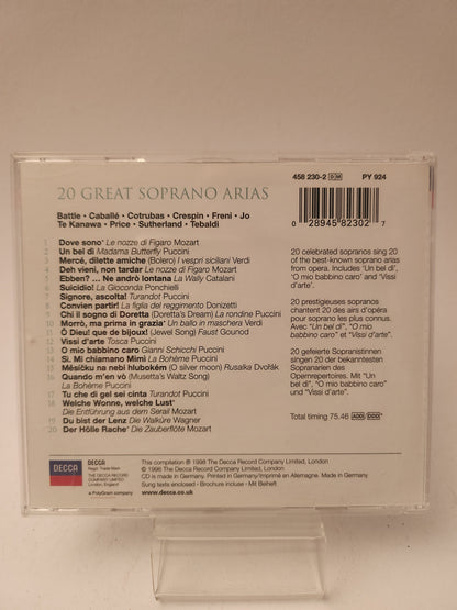 29 Great Soprano Arias CD - Cd