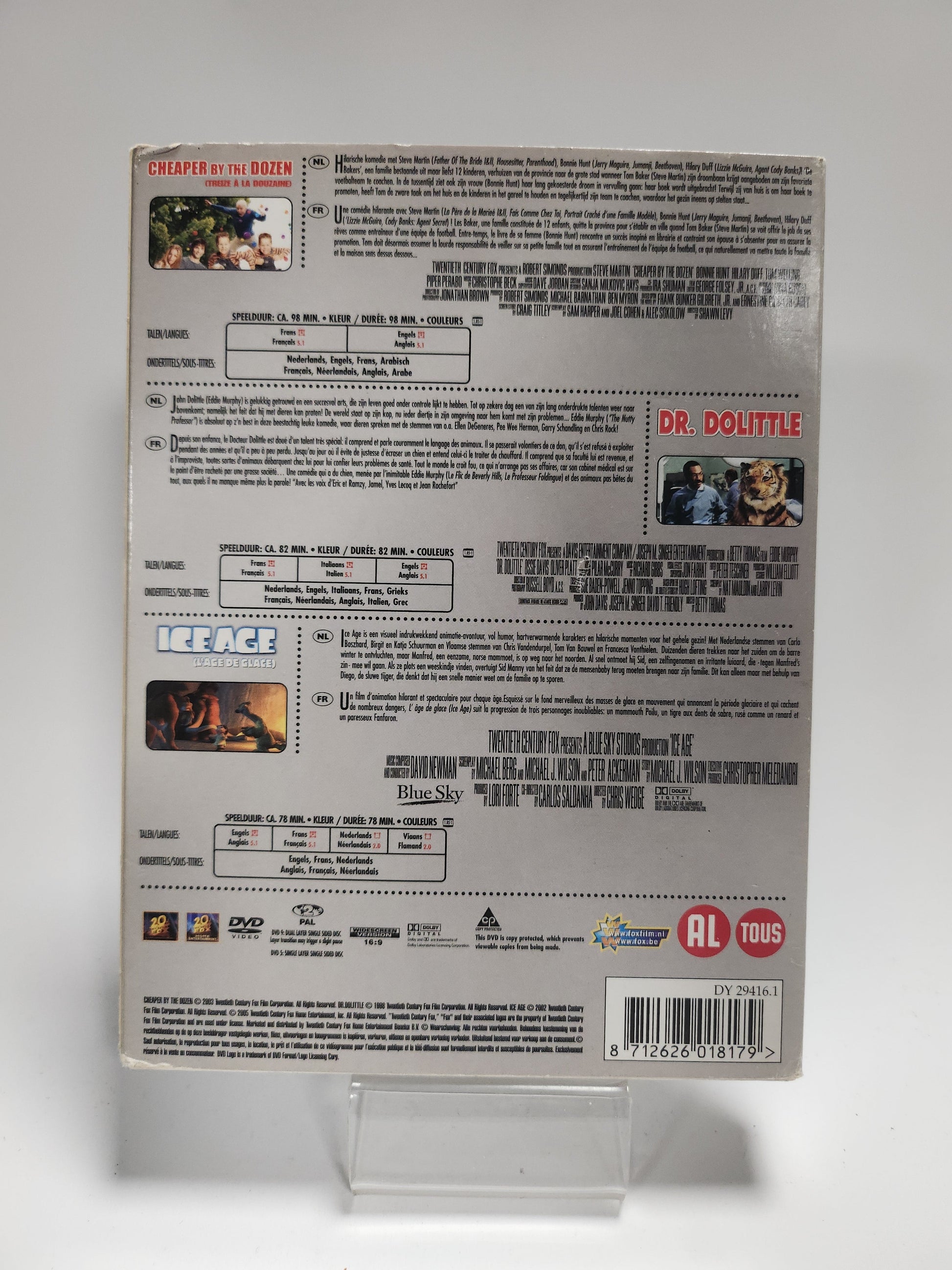 3 in 1 Dvd Box - Dvd Volwassenen
