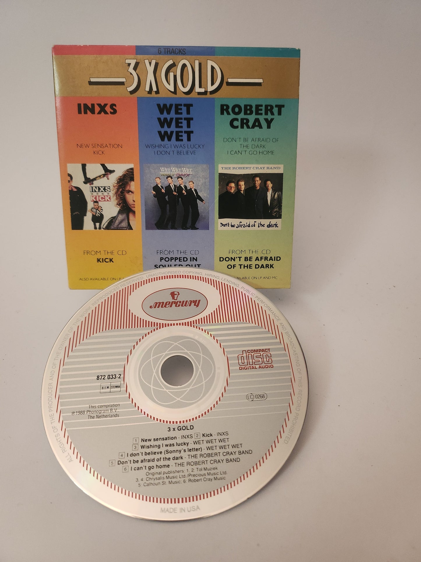 3 x Gold: Inxs/ WetWetWet/ Robert Cray CD Single - CD Single