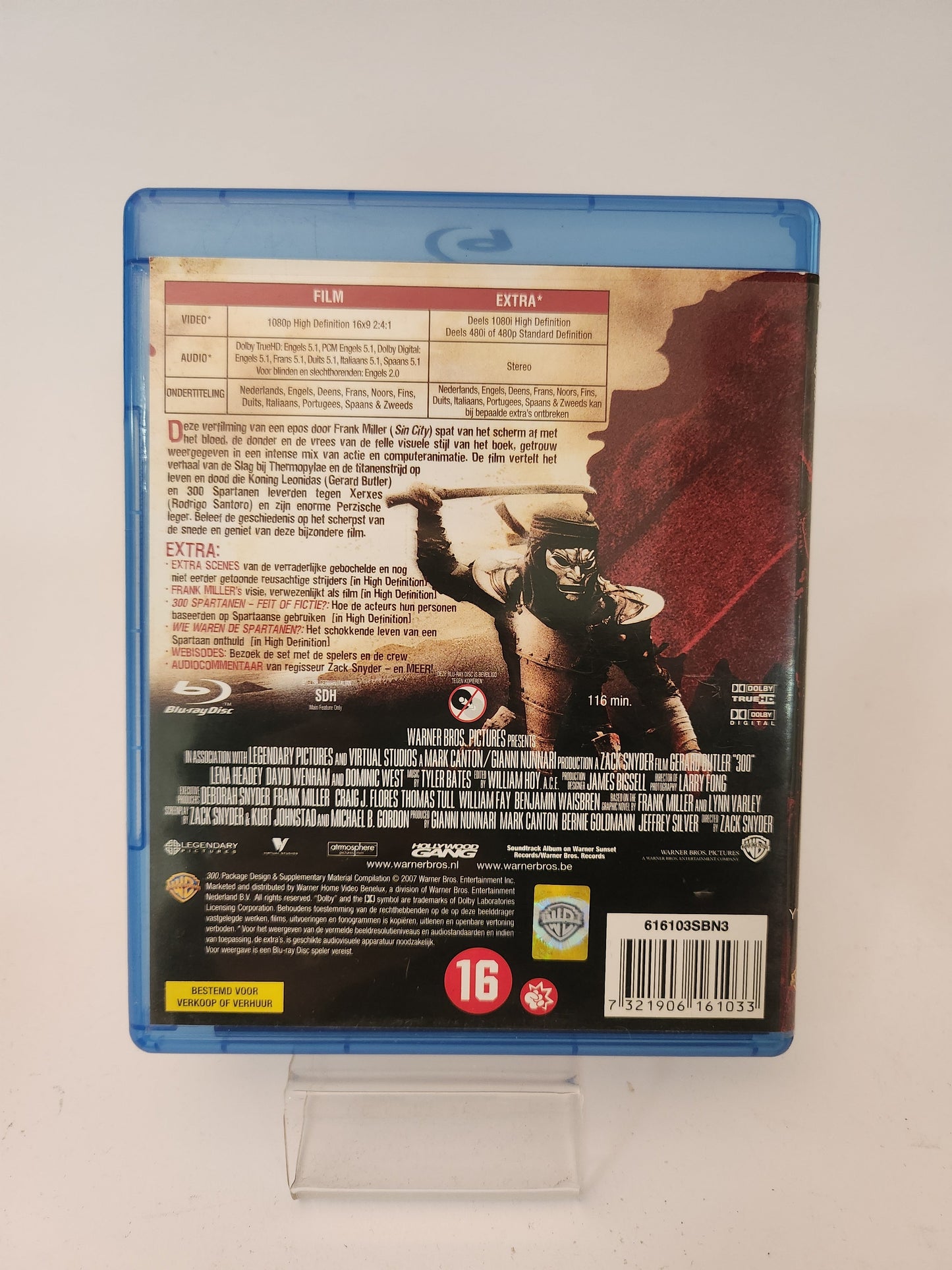 300 Blu-Ray Zack Snyder - Blu-Ray