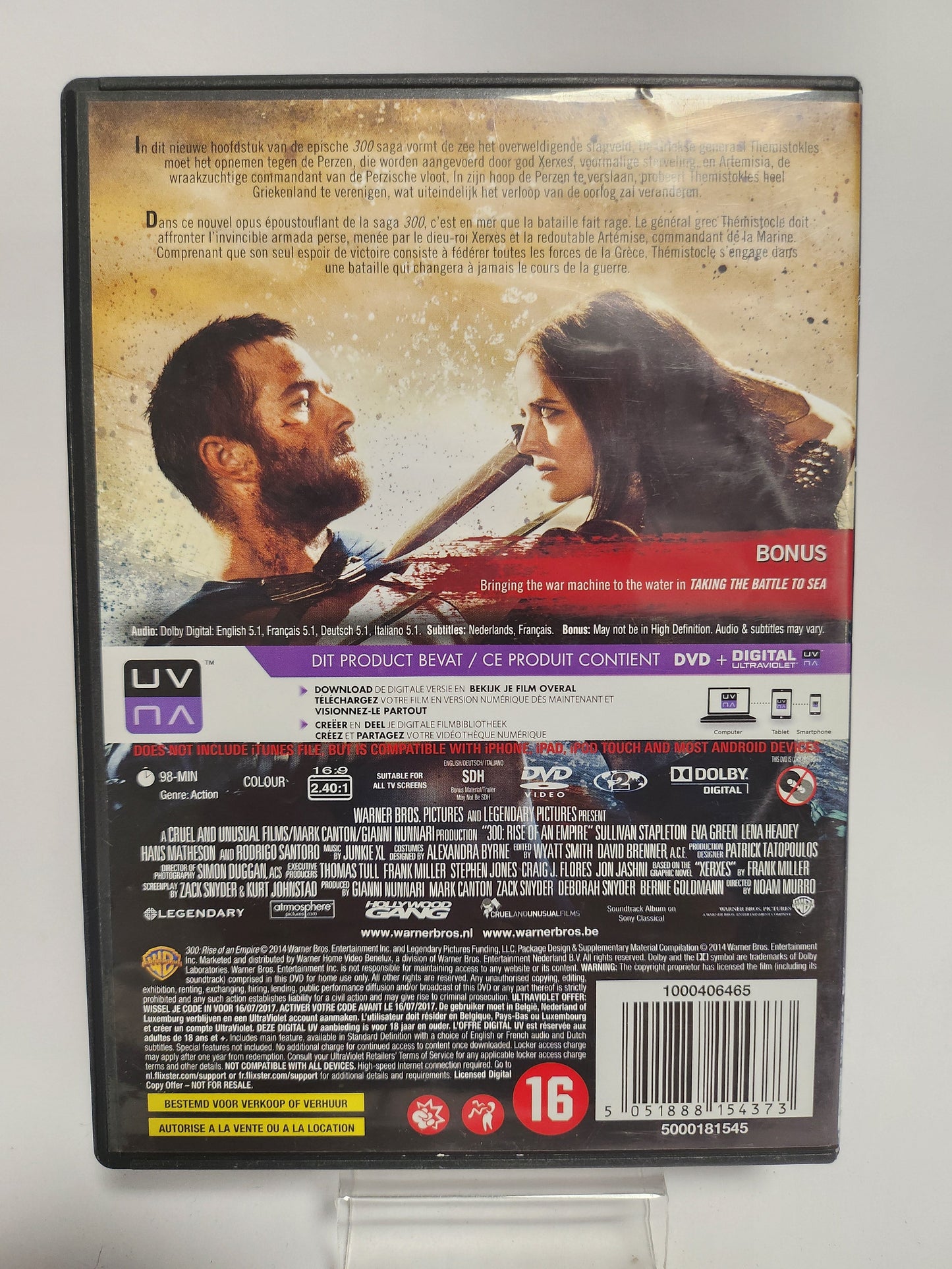 300 Rise of an Empire Dvd - Dvd Volwassenen