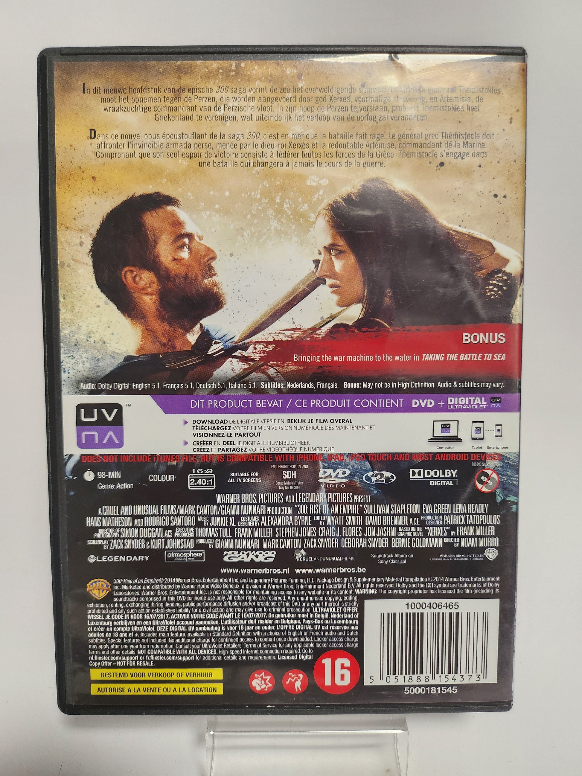 300 Rise of an Empire Dvd - Dvd Volwassenen