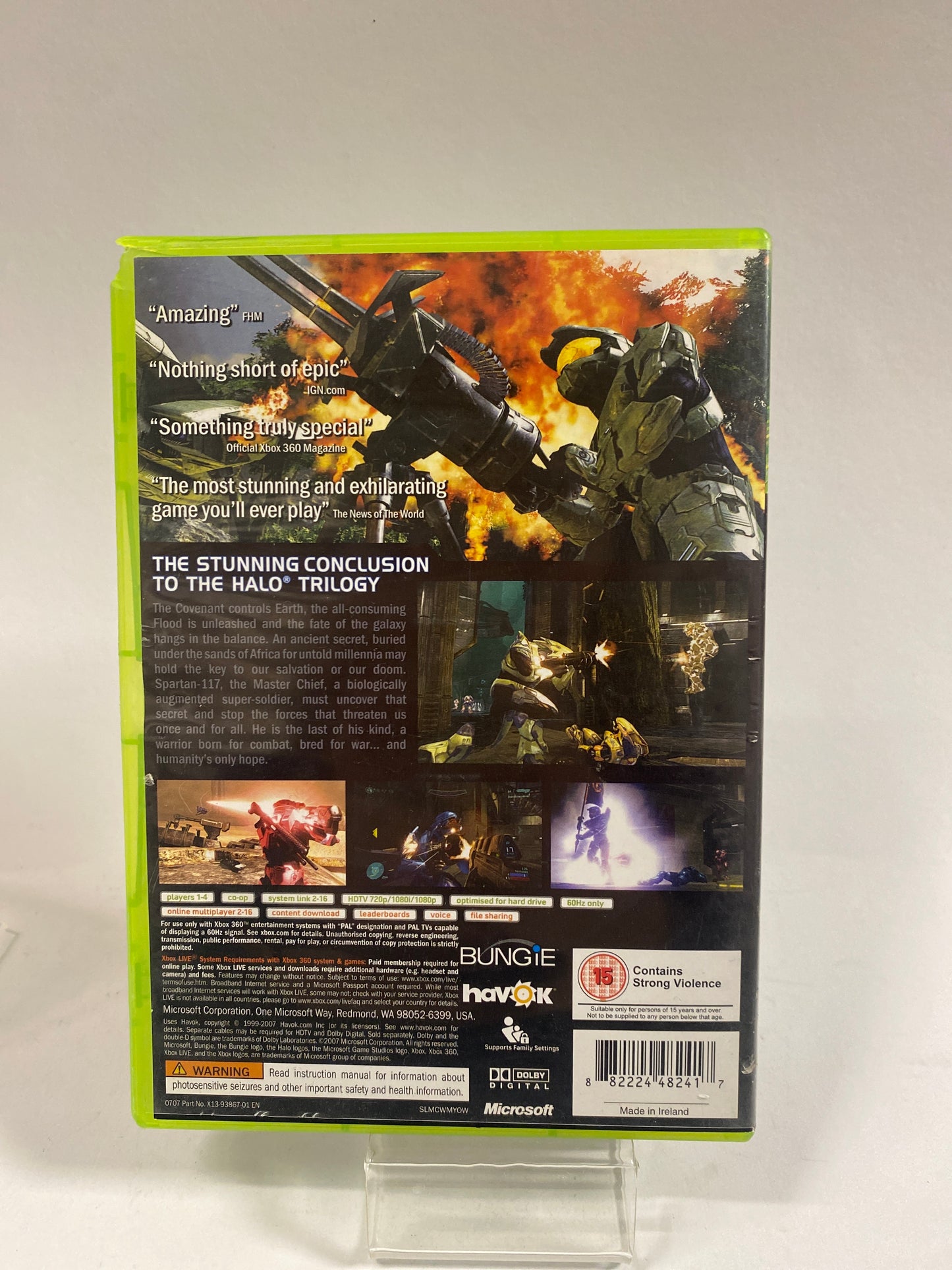 Halo 3 American Cover Xbox 360