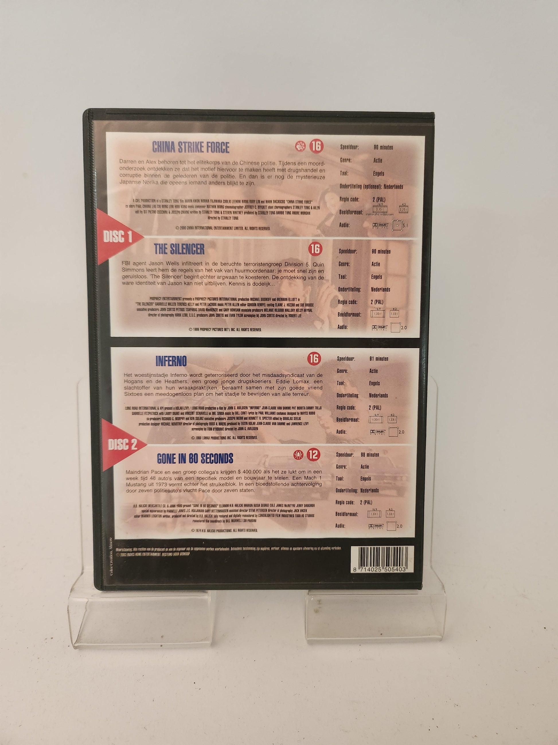 4 Films DVD Box - Dvd Volwassenen