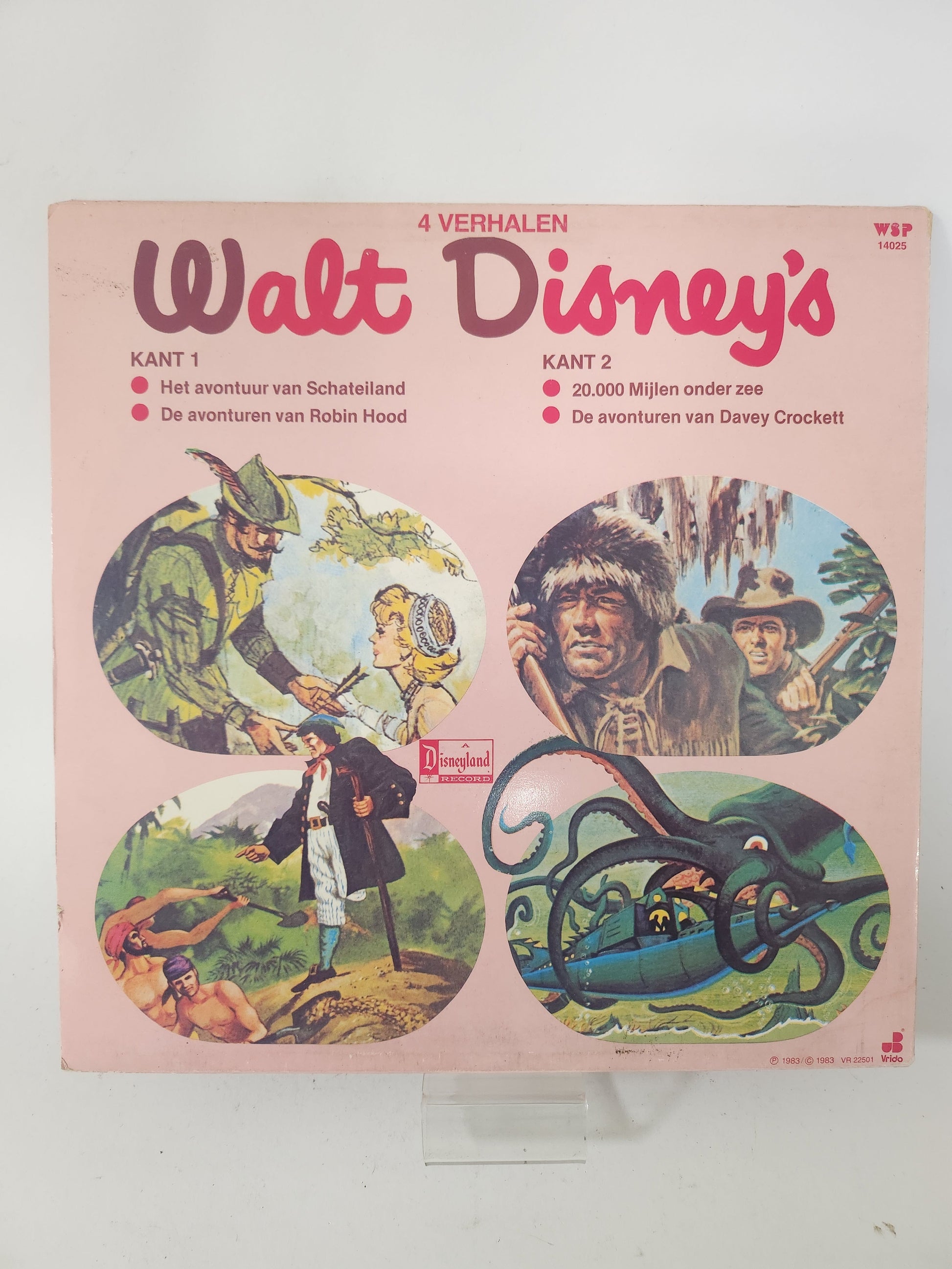 4 Verhalen van Walt Disney’s LP Vinyl - Lp Vinyl