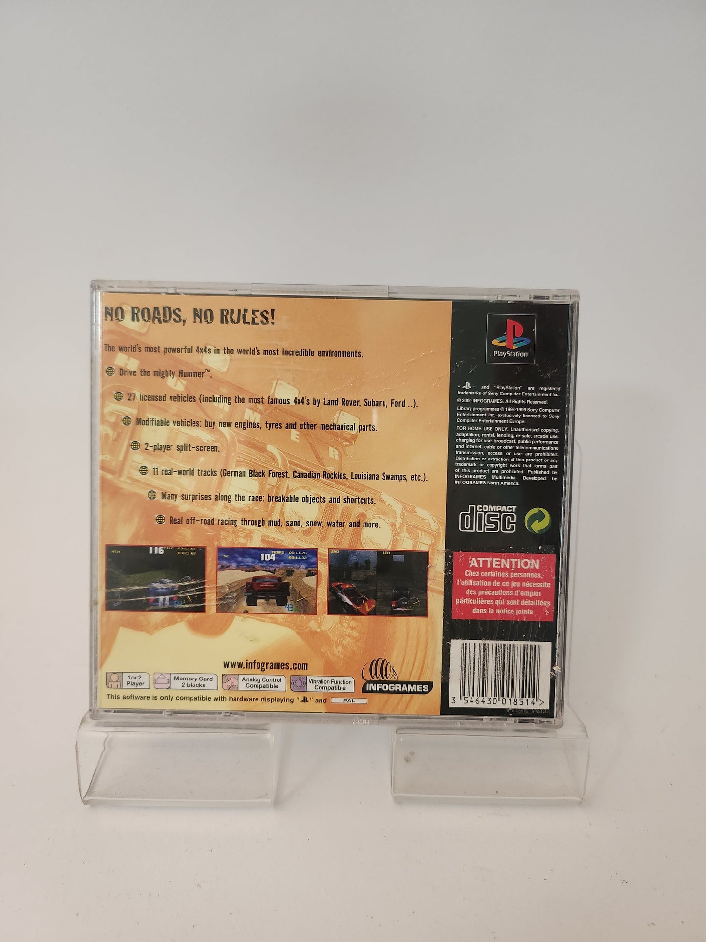 4 x 4 World Trophy Playstation 1 - Playstation 1 Games
