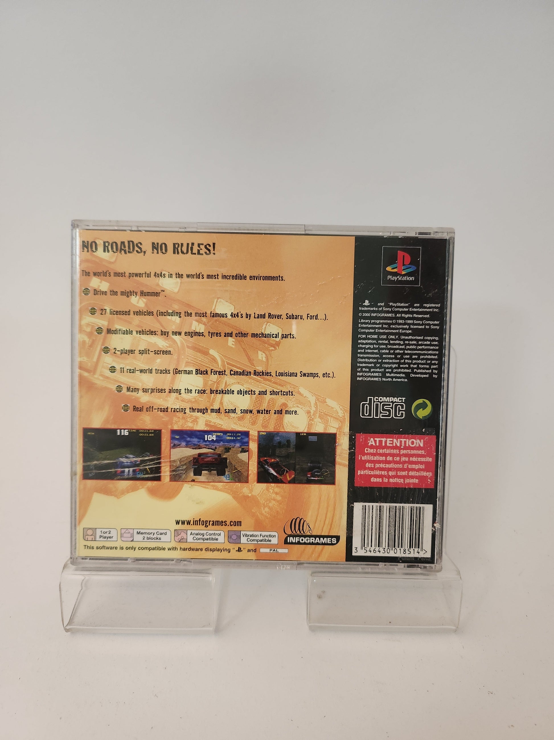 4 x 4 World Trophy Playstation 1 - Playstation 1 Games