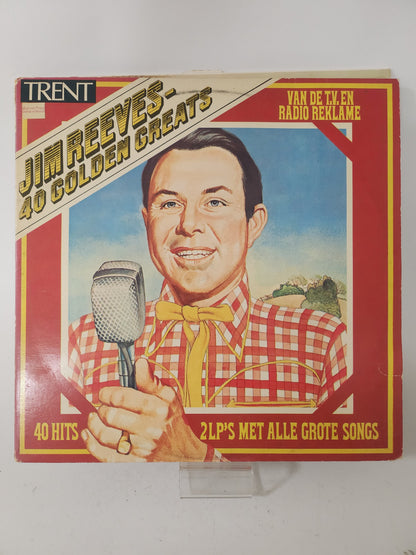 40 Golden Greats: Jim Reeves LP Vinyl - Lp Vinyl