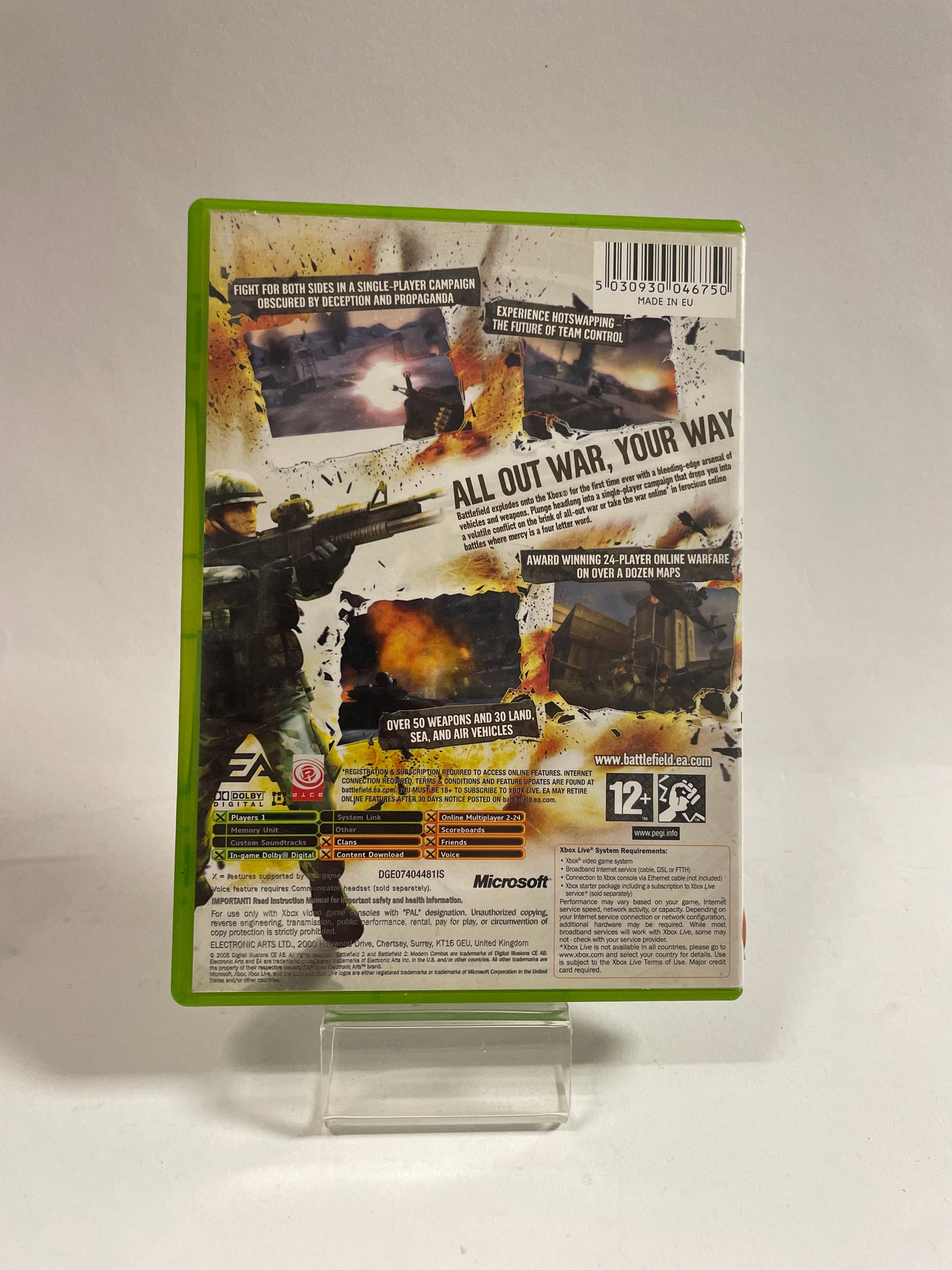 Battlefield 2 Modern Combat (No Book) Xbox Original