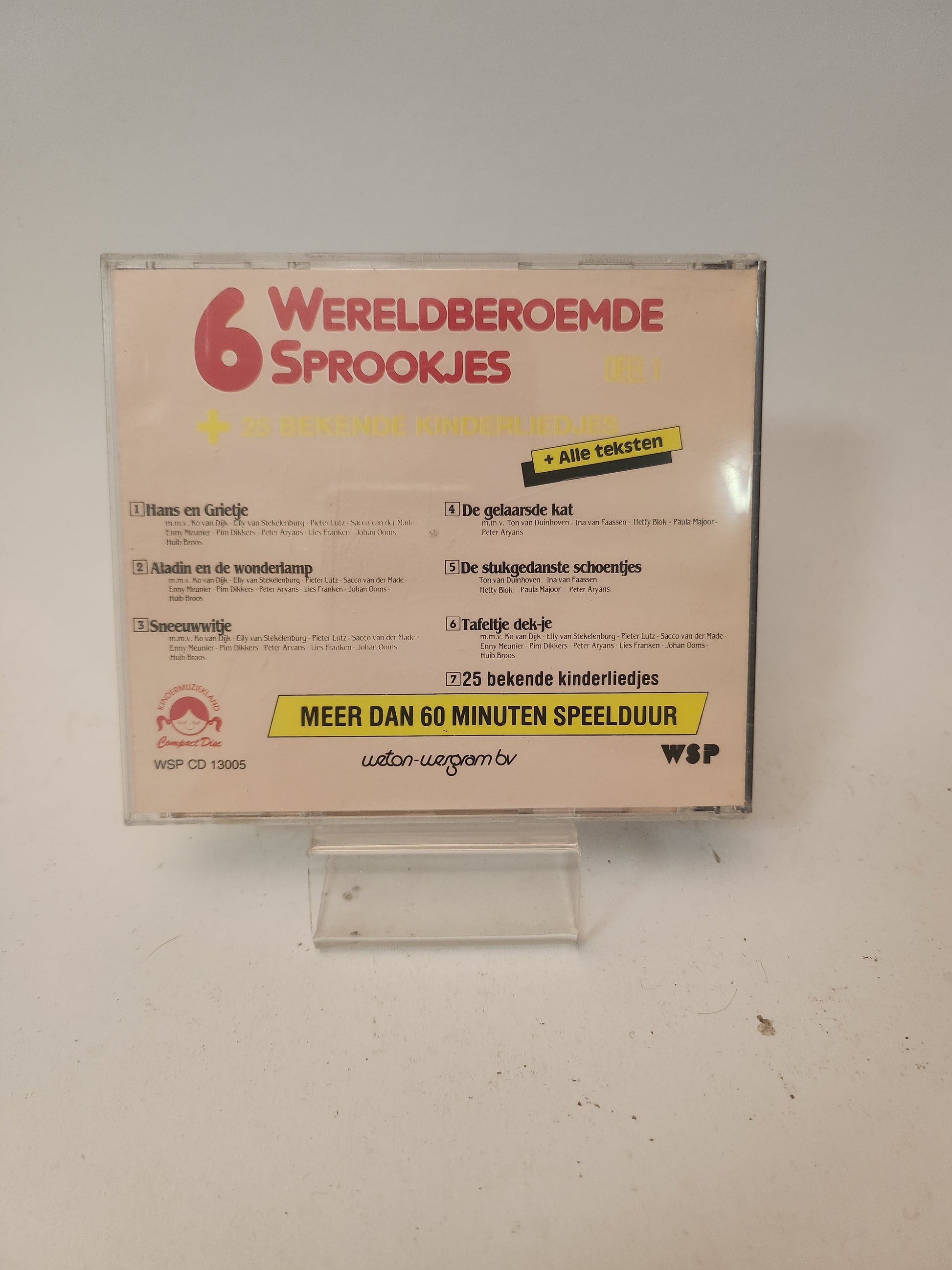 6 Wereldberoemde Sprookjes + 25 Bekende Kinderliedjes Deel 1 CD - Cd