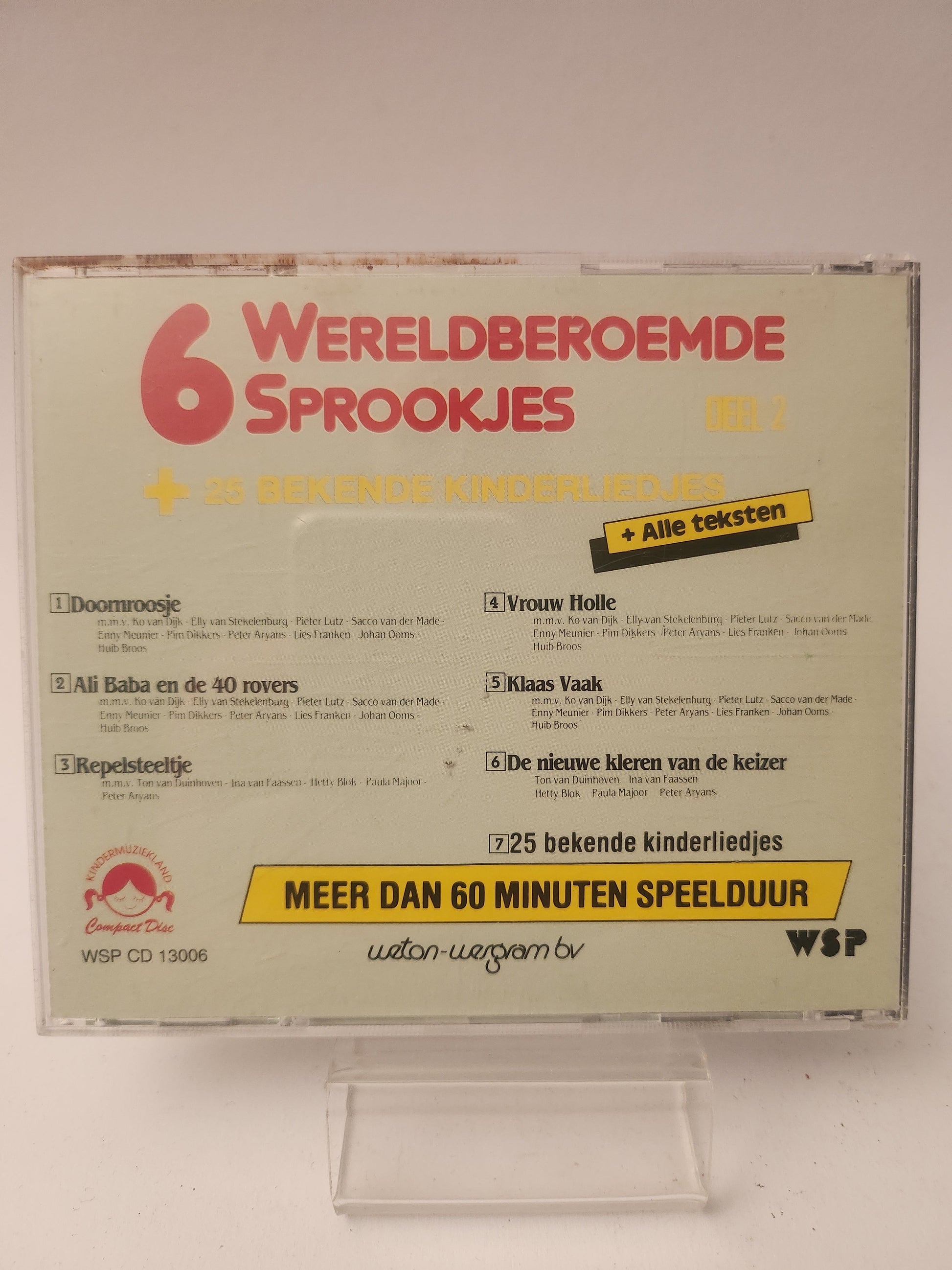 6 Wereldberoemde Sprookjes + 25 Bekende Kinderliedjes Deel 2 CD - Cd