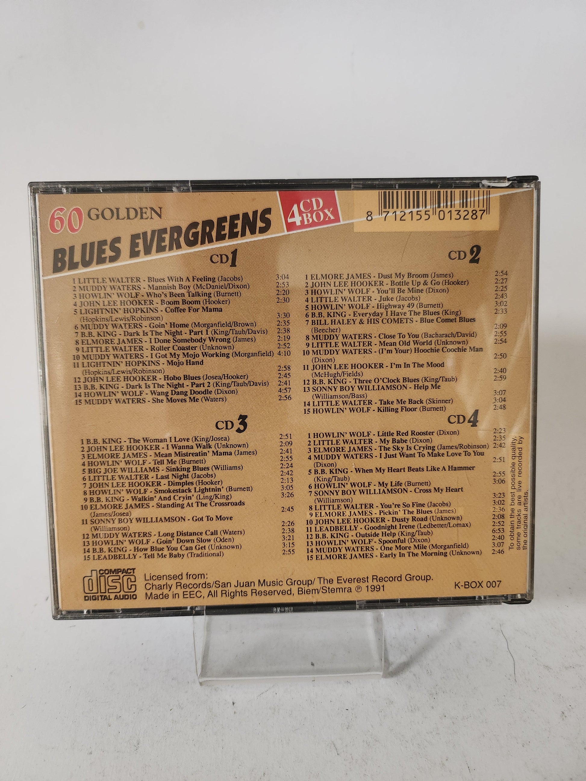 60 Golden Blues Evergreens 4CD Box - Cd