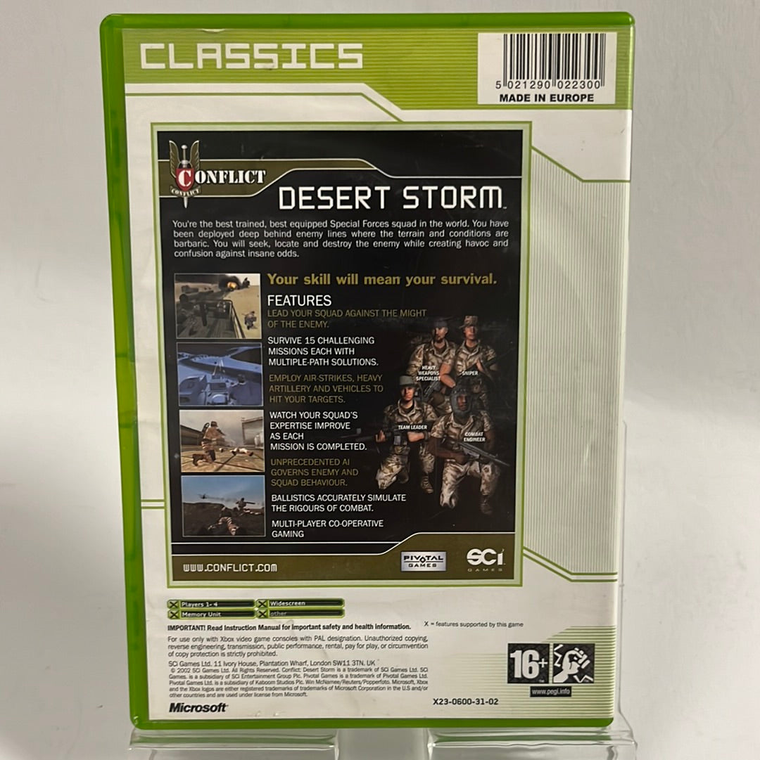 Conflict Desert Storm Classics Xbox Original