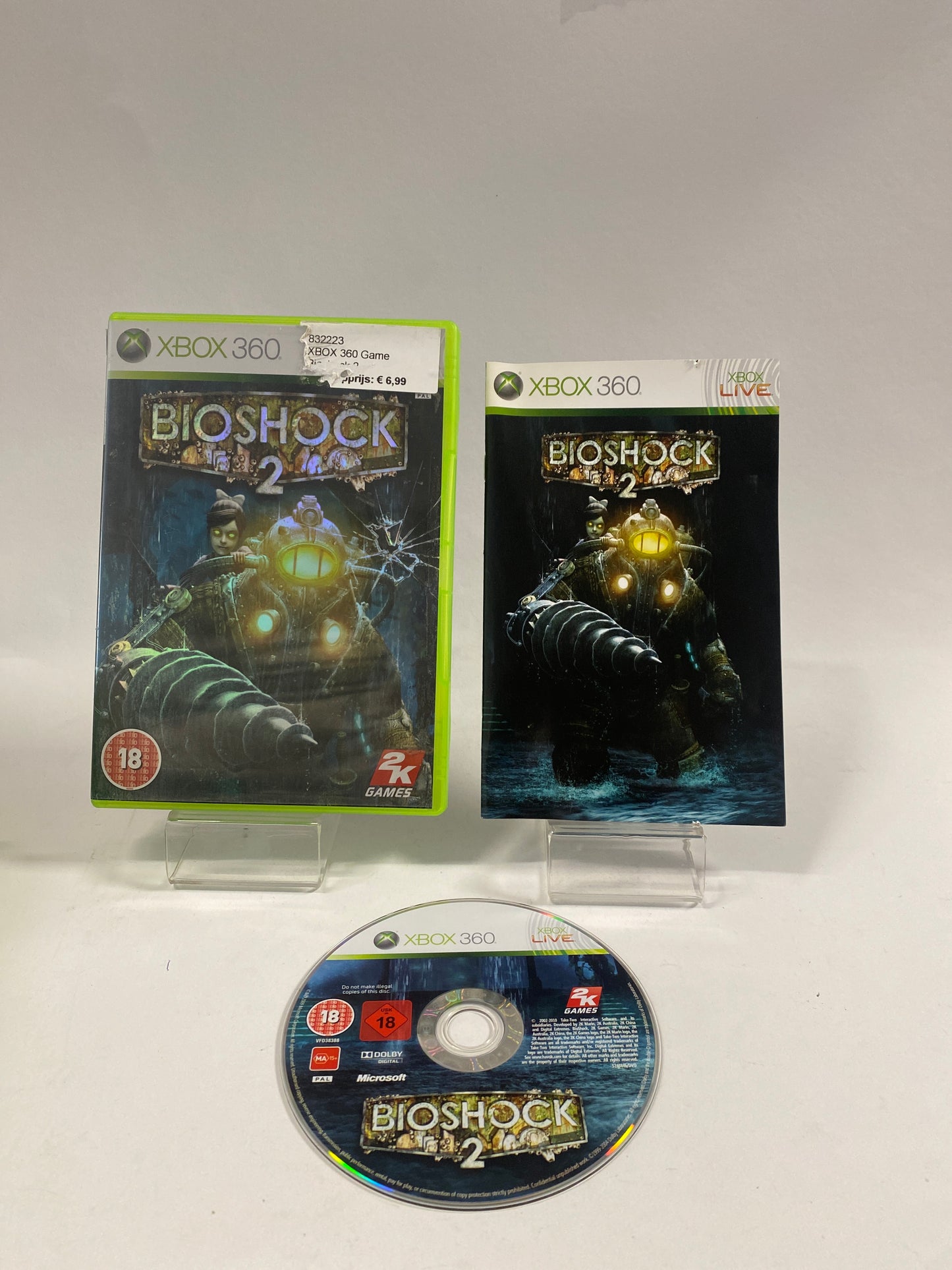 Bioshock 2 American Cover Xbox 360