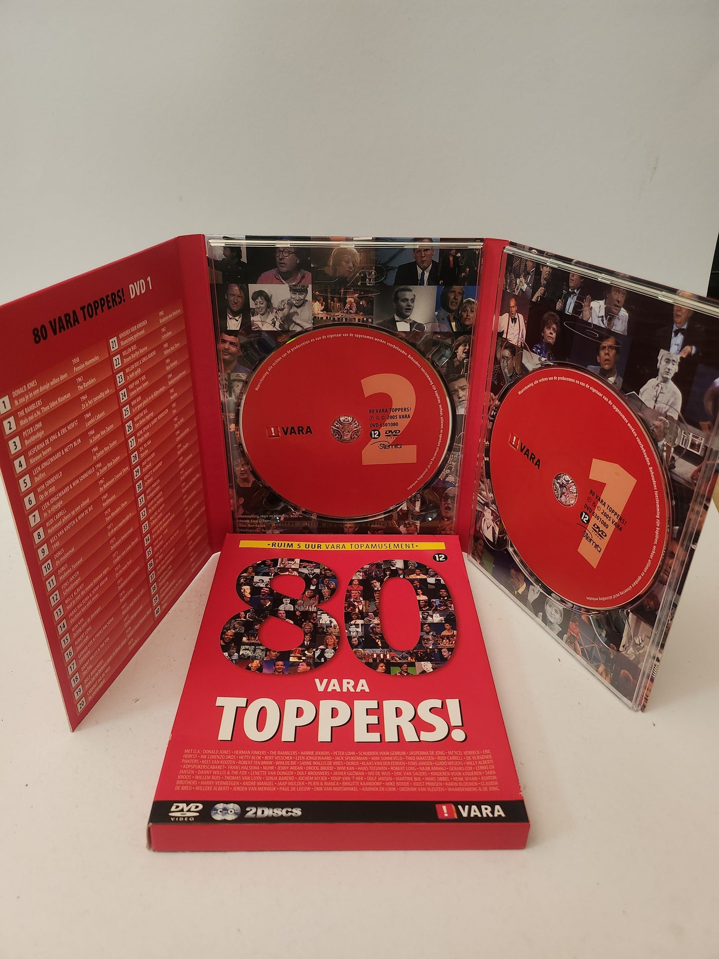 80 Vara Toppers DVD Muziek - Dvd Muziek