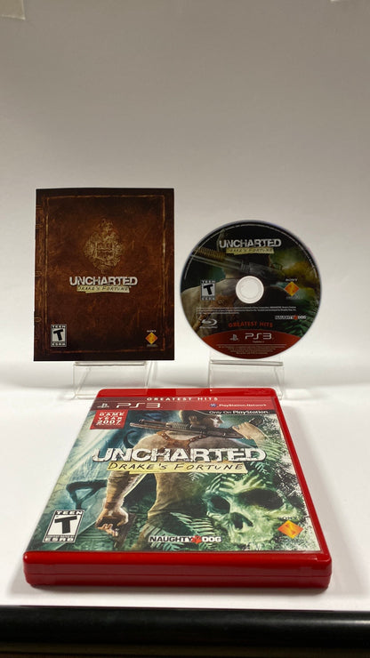 Uncharted Drake's Fortune Greatest Hits (amerikanisches Cover) PS3