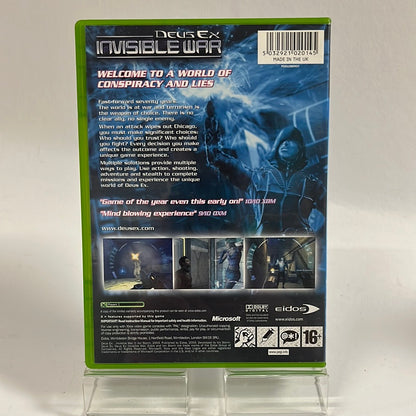 Deus Ex Invisible War Xbox Original